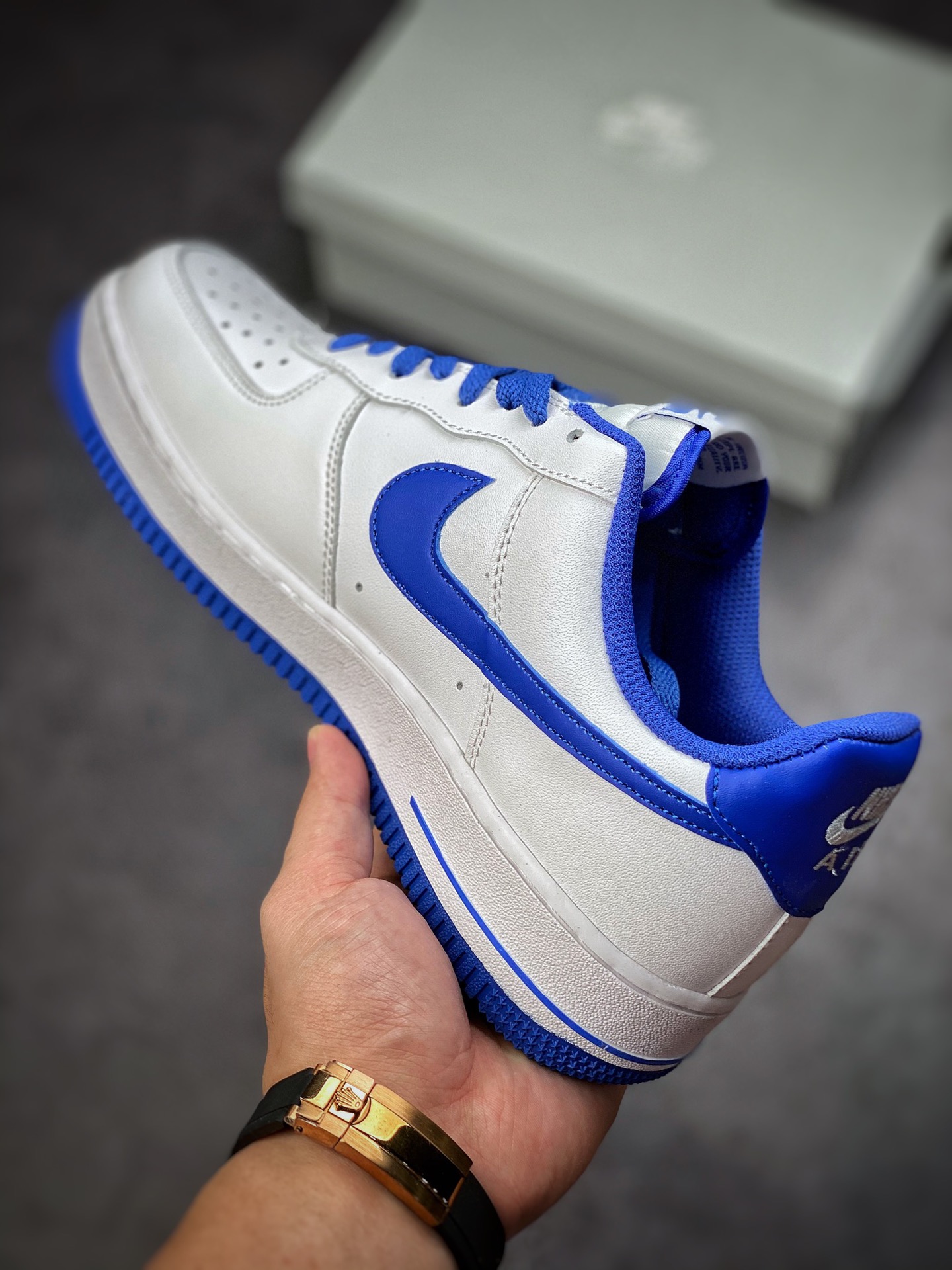 160 Nike Air Force 1 Low 07 白蓝 #原楦头原纸板 打造纯正空军版型 DH7561-104