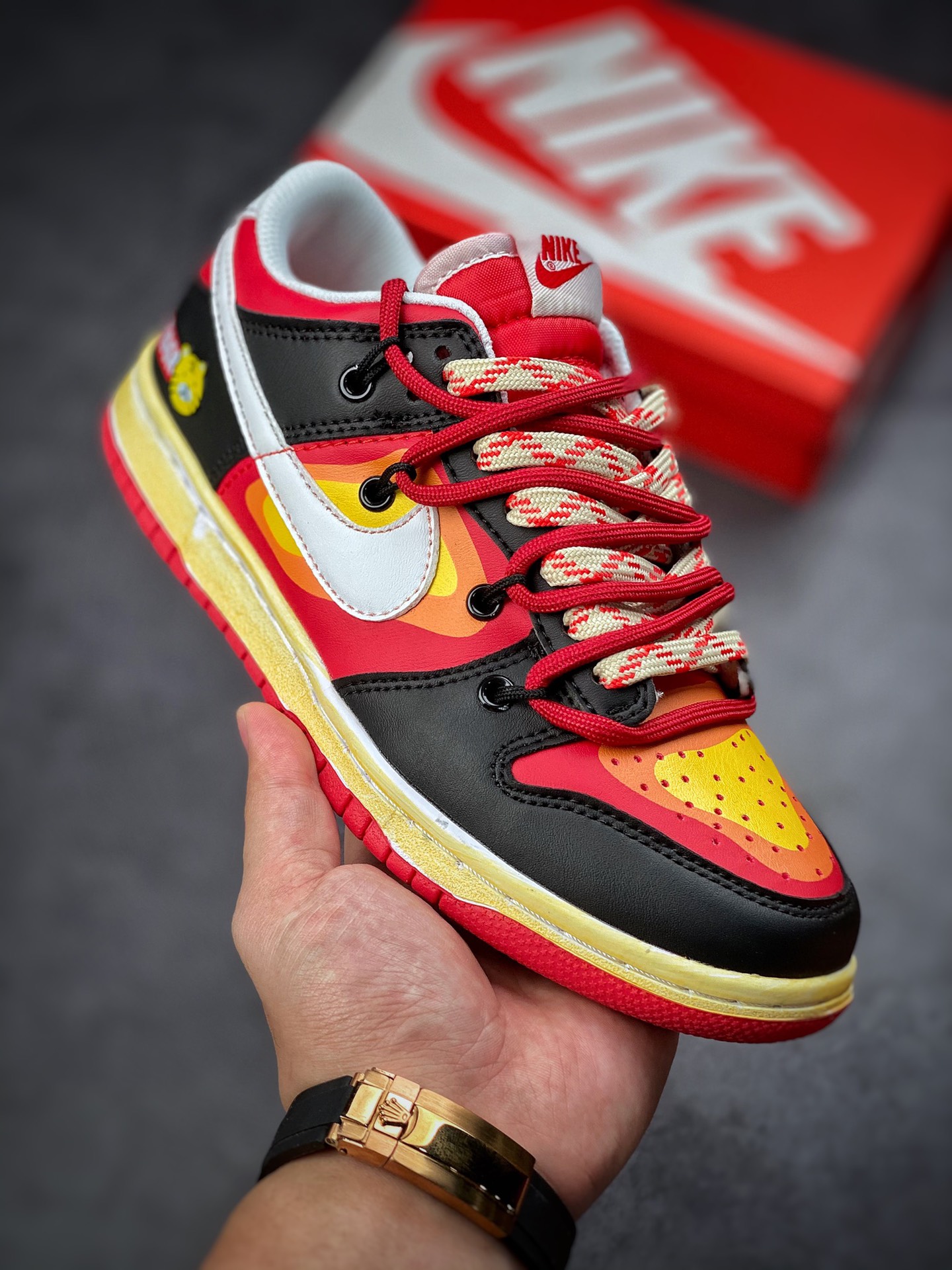 190 Futura x Nike Dunk Low SB联名 解构绑带滑板鞋 DD1503-020