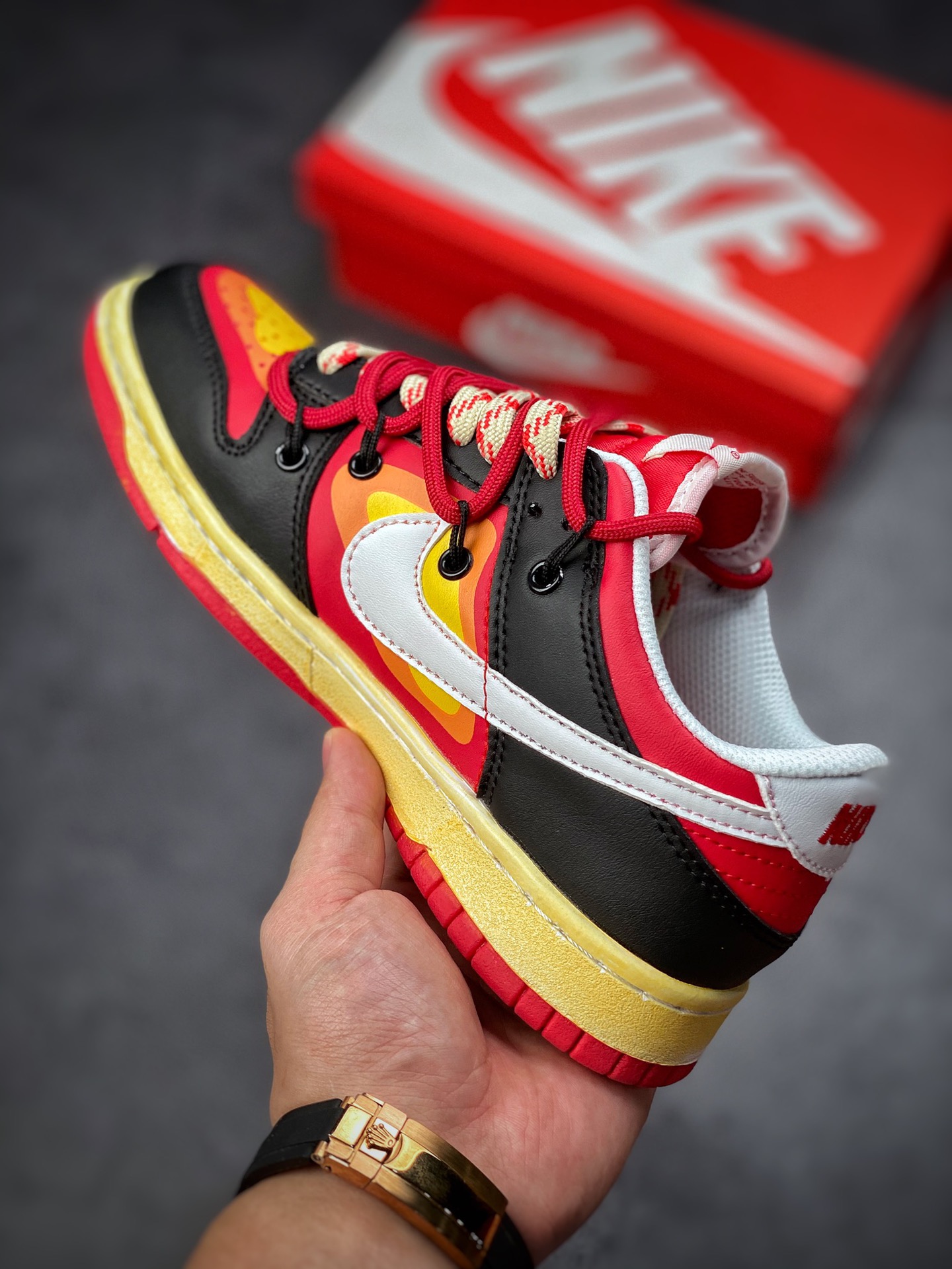 190 Futura x Nike Dunk Low SB联名 解构绑带滑板鞋 DD1503-020