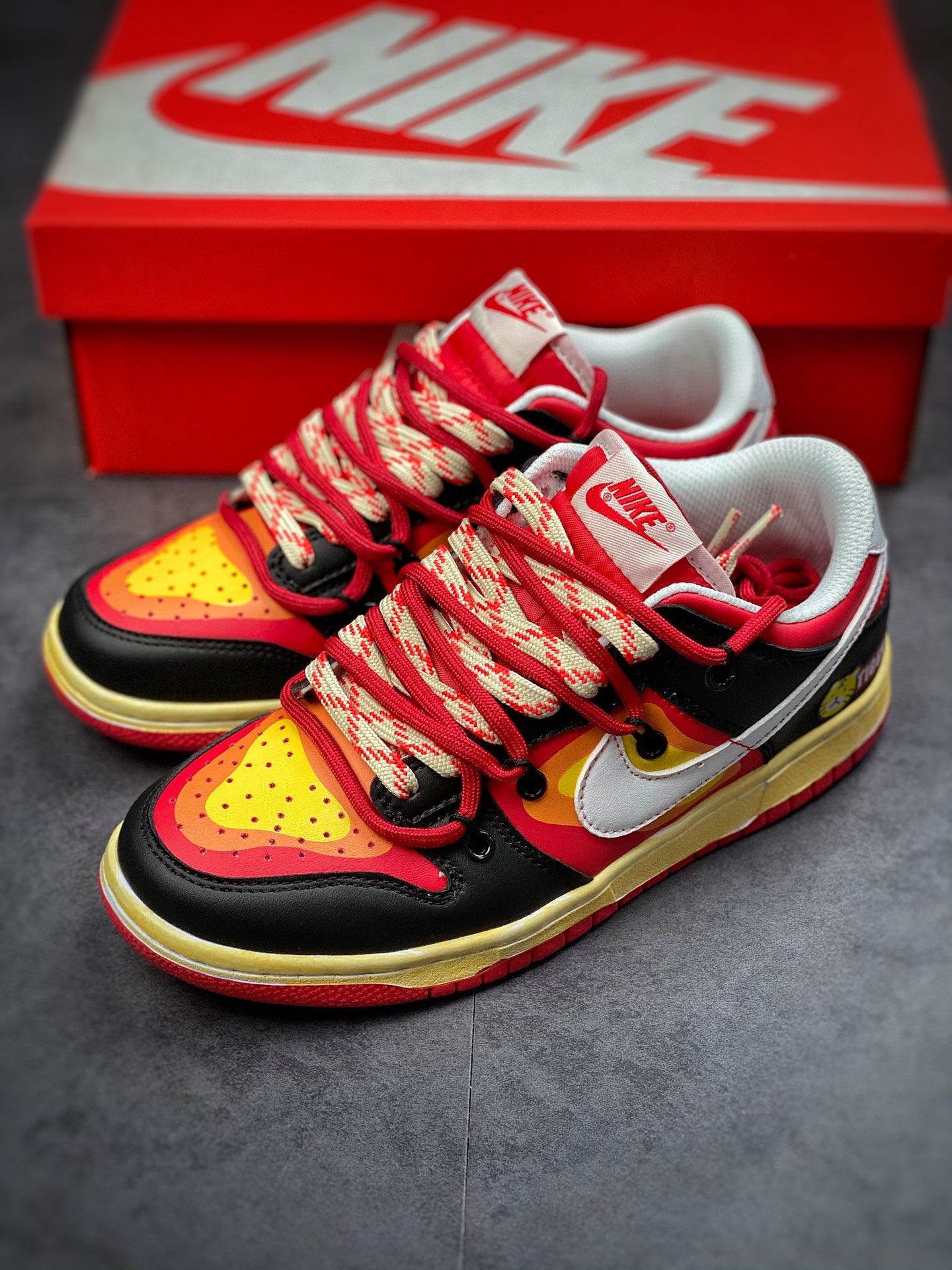 190 Futura x Nike Dunk Low SB联名 解构绑带滑板鞋 DD1503-020