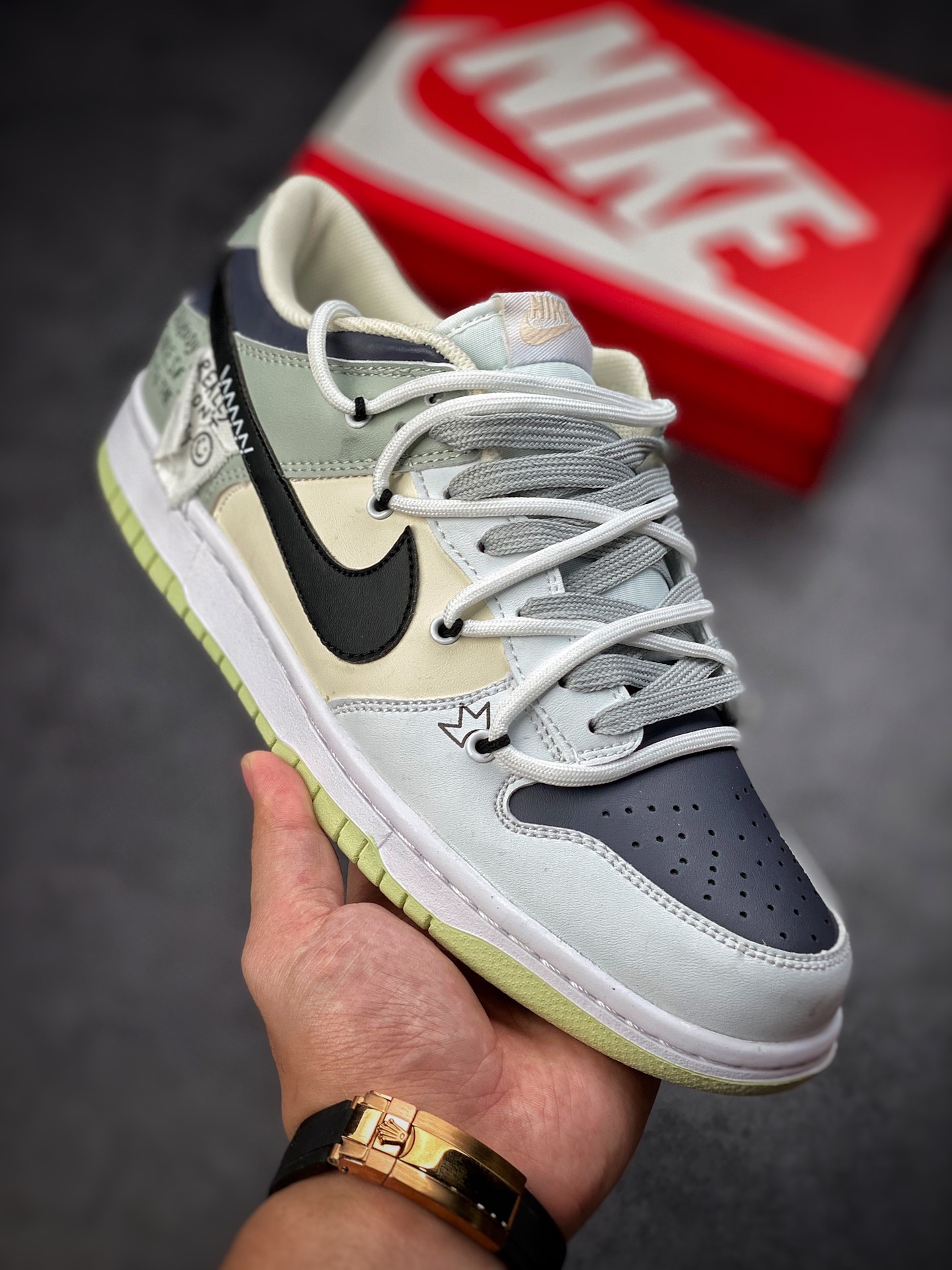 190 Futura x Nike Dunk Low SB联名 解构绑带滑板鞋DD3363-002
