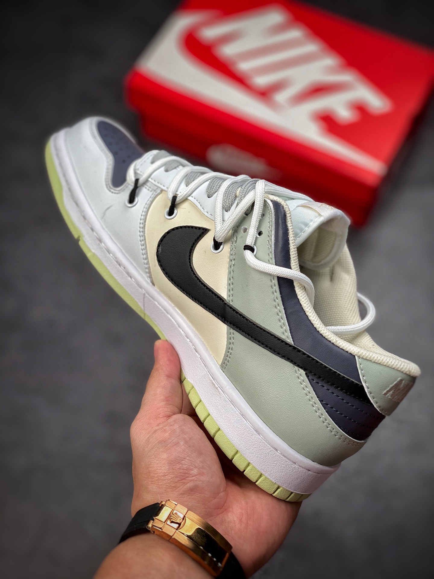 190 Futura x Nike Dunk Low SB联名 解构绑带滑板鞋DD3363-002