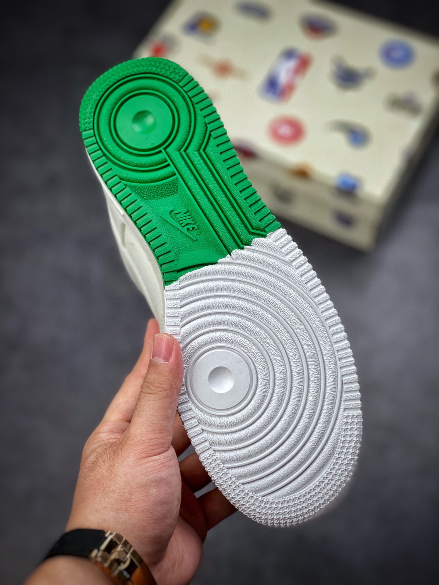 220 Nike Air Force 1 Low 07 帆布 白绿NA2022-002