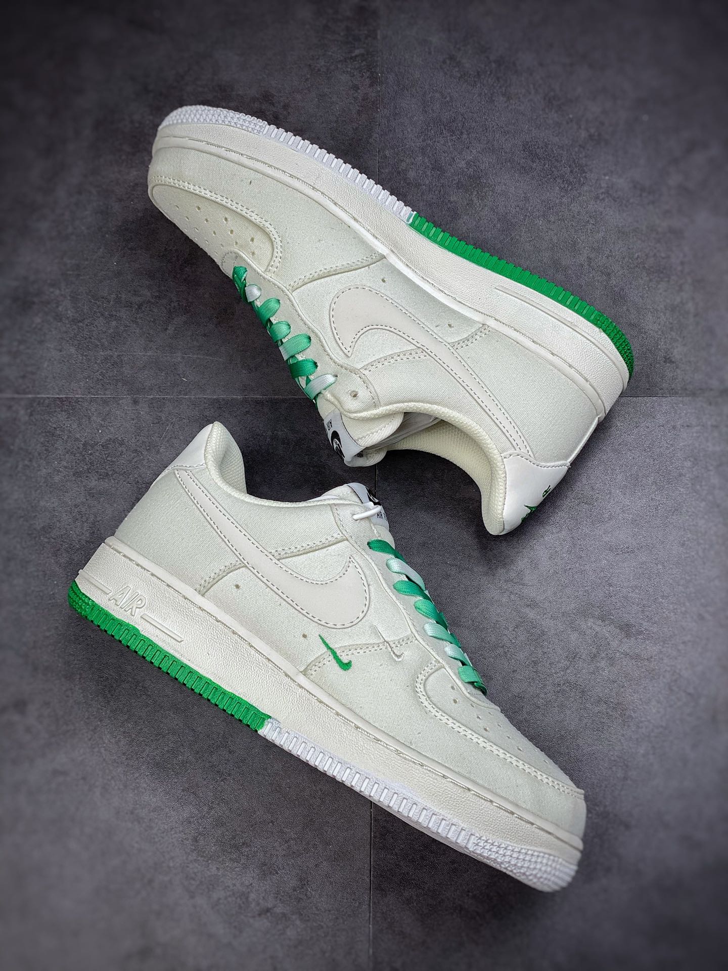 220 Nike Air Force 1 Low 07 帆布 白绿NA2022-002