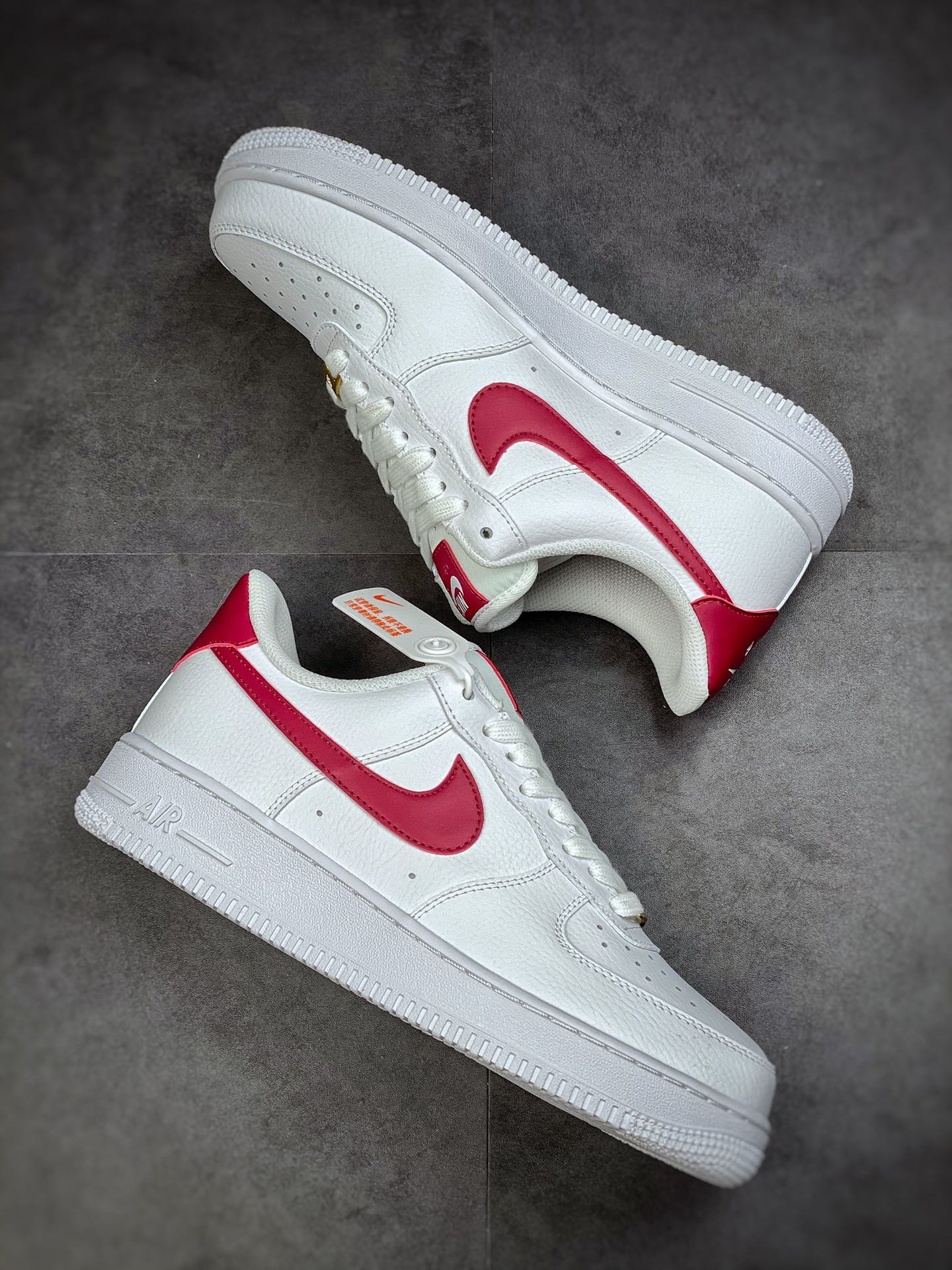 220 Nike Air Force 1 Low 07 白红 #原楦头原纸板315115-154