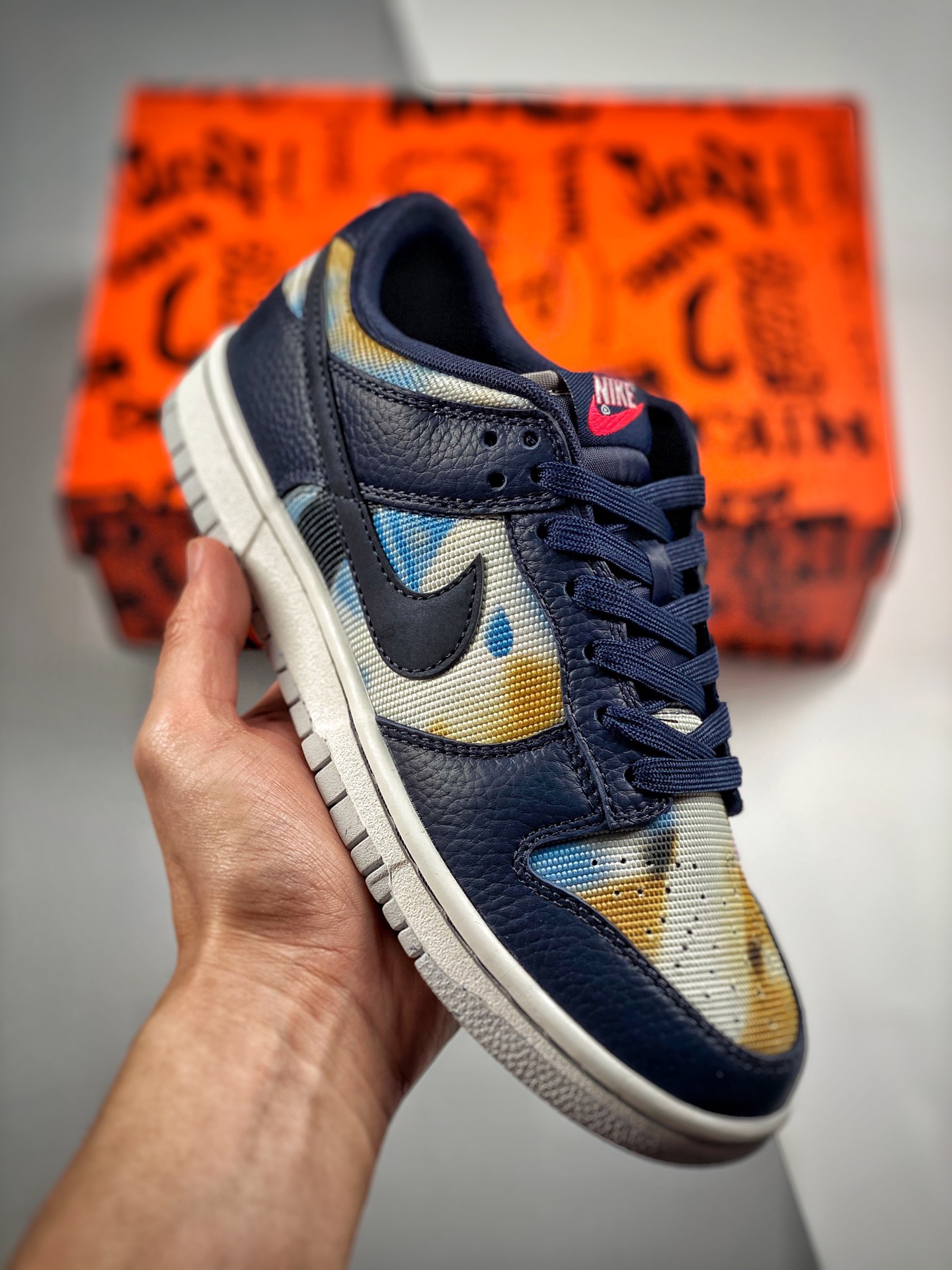 -4 Nk Dunk SB Low azul, producción original de fábrica grande, lanzamiento real fotografiado, material de primera capa …