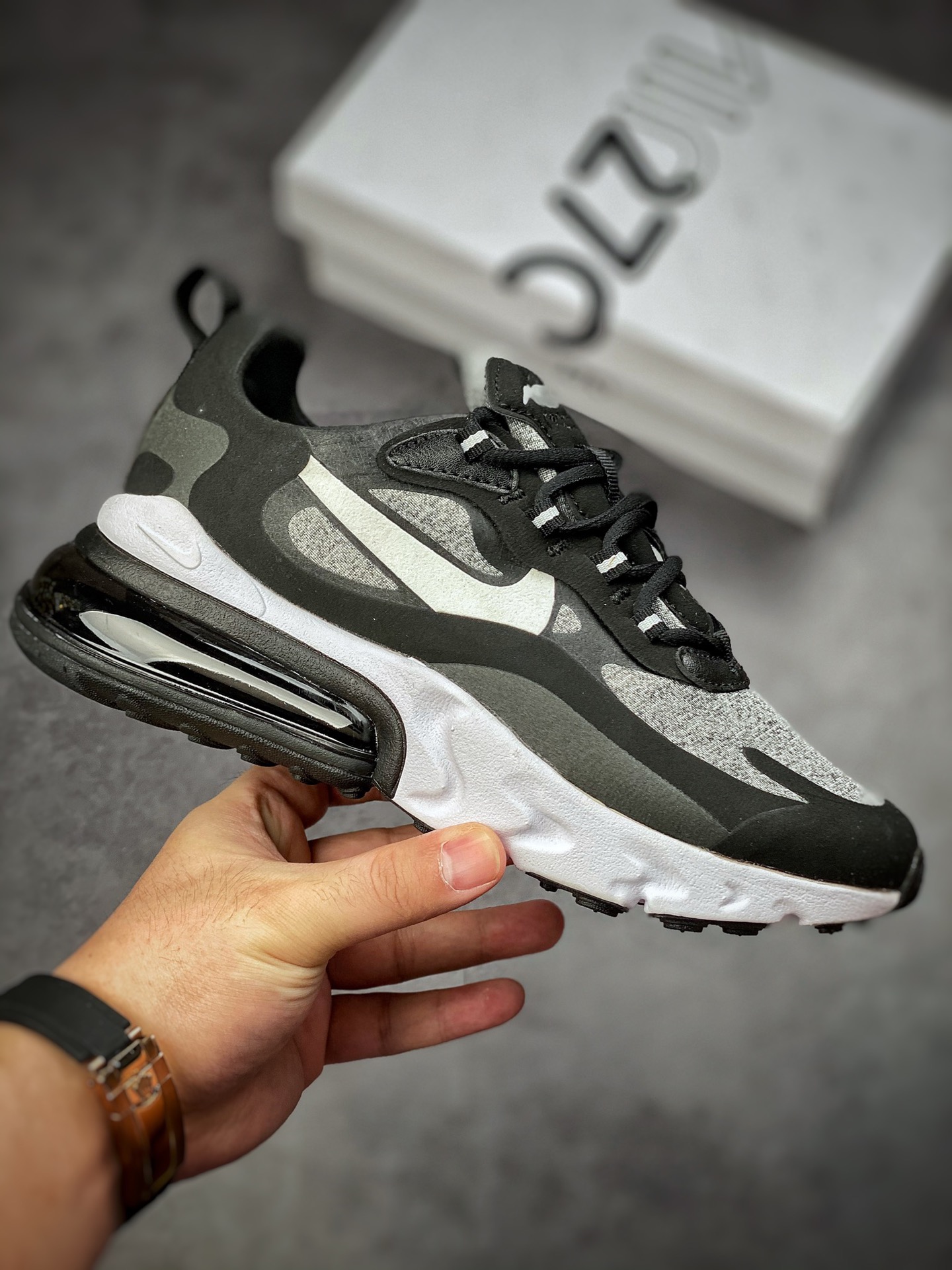 160 Nike Air Max 270 React 完美还原细节AT6174-001