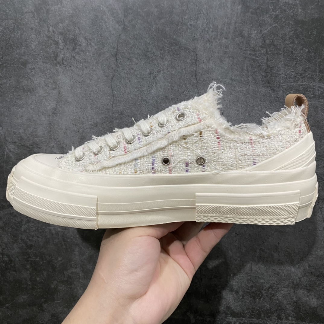 图片[2]-xVESSEL G.O.P. Low 吴建豪主理品牌 解构重叠厚底软木低帮硫化板鞋 小香风 原鞋数据开发 终端优势供应 当前市售最高版本 正确半贴合鞋标工艺 正确鞋头上翘整体楦型 紫外光变色效果 原厂12蛊司厚实舒适帆布面料 流苏做旧复古效果 支持NFC网页编码识别 升级厚实木塞内底 纯手工贴合多重围条硫化工艺 市售最强品质 实拍即所得 秒杀市场所有版本 随意对比 尺码：35 36 37 38 39 40 41 42 43 44 45-选品中心