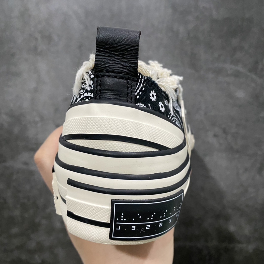 图片[4]-xVESSEL G.O.P. Low 吴建豪主理品牌 解构重叠厚底软木低帮硫化板鞋 腰果花 原鞋数据开发 终端优势供应 当前市售最高版本 正确半贴合鞋标工艺 正确鞋头上翘整体楦型 紫外光变色效果 原厂12蛊司厚实舒适帆布面料 流苏做旧复古效果 支持NFC网页编码识别 升级厚实木塞内底 纯手工贴合多重围条硫化工艺 市售最强品质 实拍即所得 秒杀市场所有版本 随意对比 尺码：35 36 37 38 39 40 41 42 43 44 45-选品中心