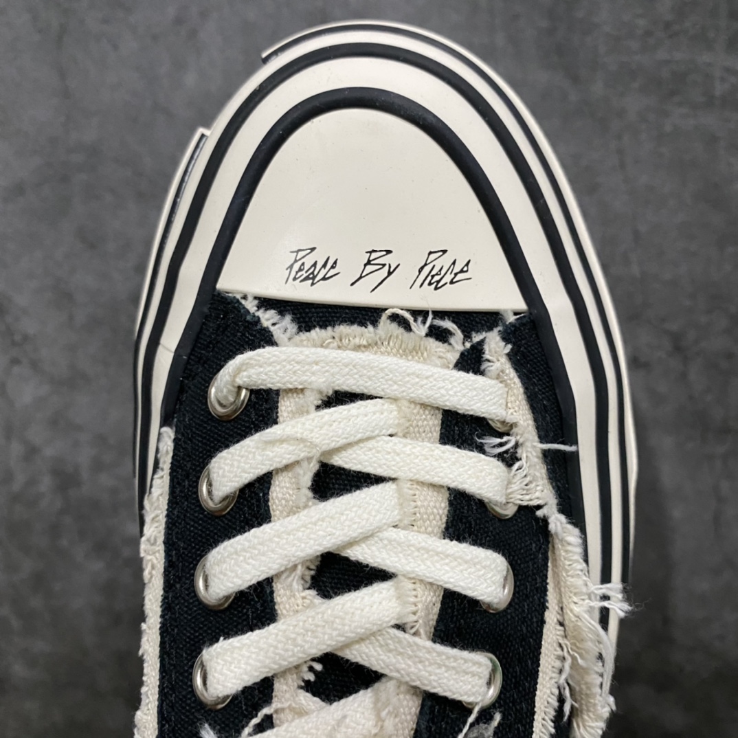 图片[5]-xVESSEL G.O.P. Low 吴建豪主理品牌 解构重叠厚底软木低帮硫化板鞋 经典黑色 原鞋数据开发 终端优势供应 当前市售最高版本 正确半贴合鞋标工艺 正确鞋头上翘整体楦型 紫外光变色效果 原厂12蛊司厚实舒适帆布面料 流苏做旧复古效果 支持NFC网页编码识别 升级厚实木塞内底 纯手工贴合多重围条硫化工艺 市售最强品质 实拍即所得 秒杀市场所有版本 随意对比 尺码：35 36 37 38 39 40 41 42 43 44 45-选品中心