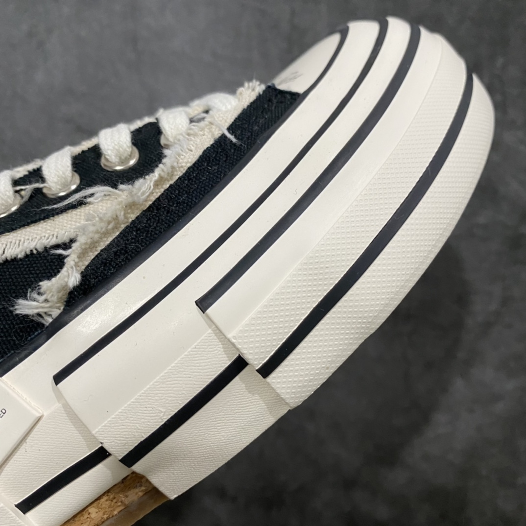 图片[6]-xVESSEL G.O.P. Low 吴建豪主理品牌 解构重叠厚底软木低帮硫化板鞋 经典黑色 原鞋数据开发 终端优势供应 当前市售最高版本 正确半贴合鞋标工艺 正确鞋头上翘整体楦型 紫外光变色效果 原厂12蛊司厚实舒适帆布面料 流苏做旧复古效果 支持NFC网页编码识别 升级厚实木塞内底 纯手工贴合多重围条硫化工艺 市售最强品质 实拍即所得 秒杀市场所有版本 随意对比 尺码：35 36 37 38 39 40 41 42 43 44 45-选品中心