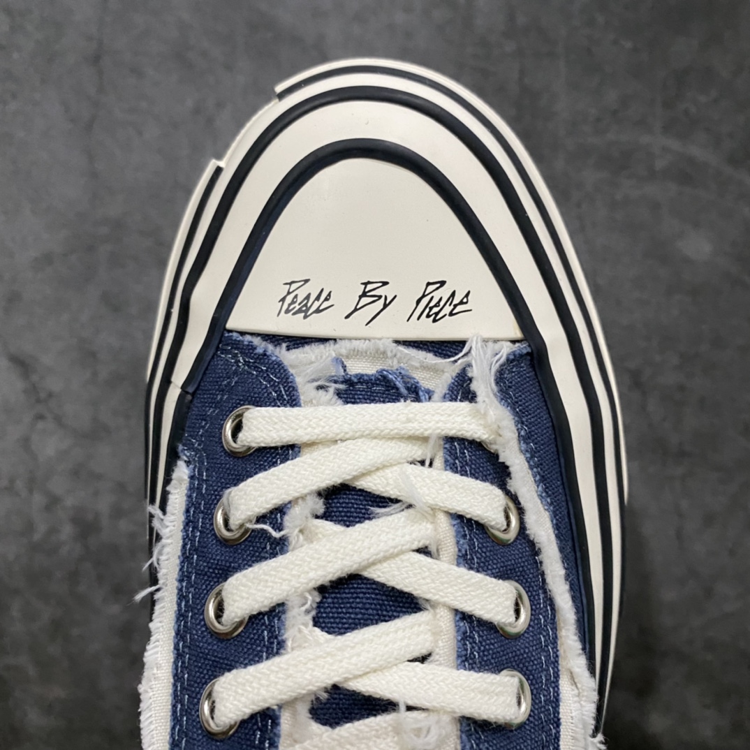 图片[5]-xVESSEL G.O.P. Low 吴建豪主理品牌 解构重叠厚底软木低帮硫化板鞋 深蓝色 原鞋数据开发 终端优势供应 当前市售最高版本 正确半贴合鞋标工艺 正确鞋头上翘整体楦型 紫外光变色效果 原厂12蛊司厚实舒适帆布面料 流苏做旧复古效果 支持NFC网页编码识别 升级厚实木塞内底 纯手工贴合多重围条硫化工艺 市售最强品质 实拍即所得 秒杀市场所有版本 随意对比 尺码：35 36 37 38 39 40 41 42 43 44 45-选品中心