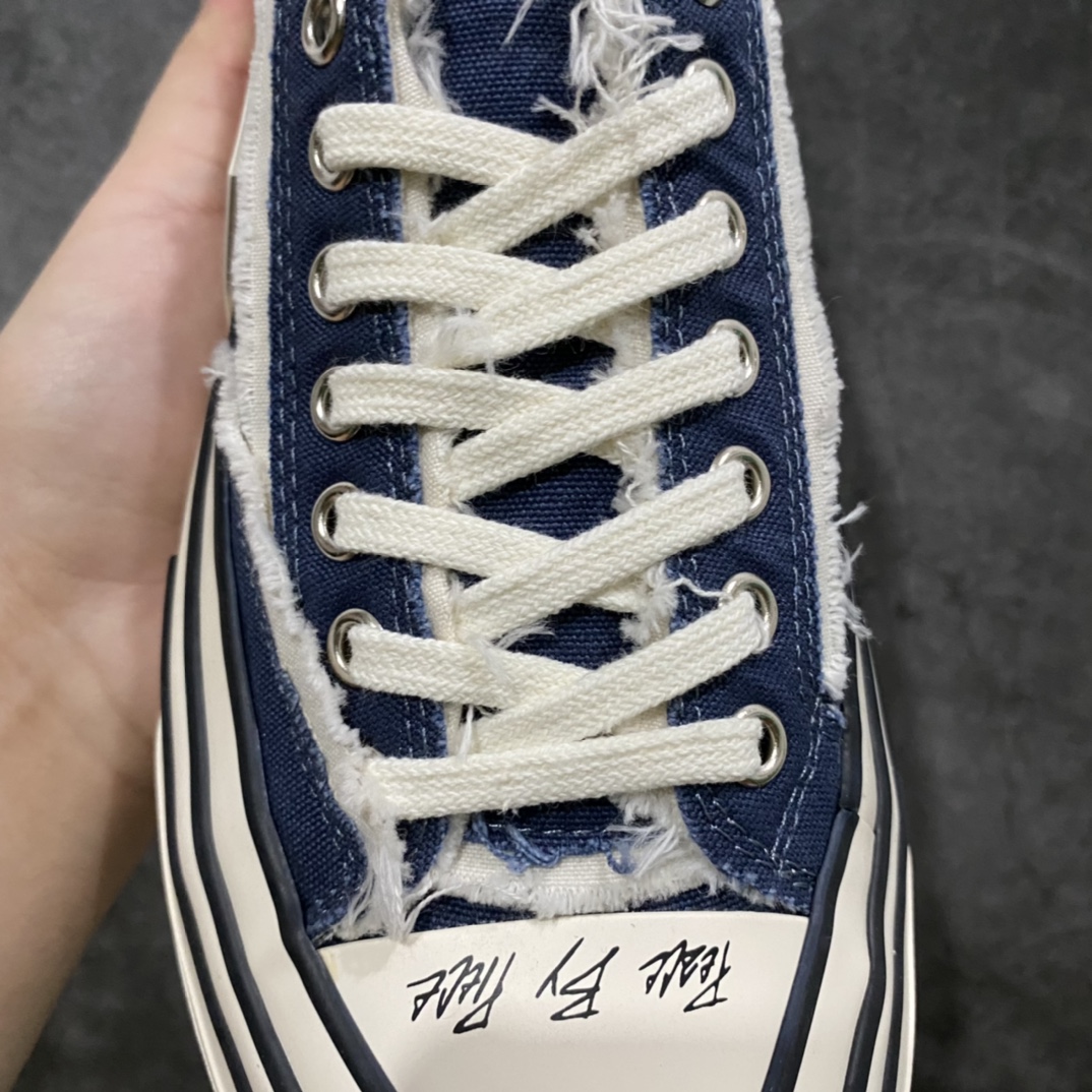 图片[9]-xVESSEL G.O.P. Low 吴建豪主理品牌 解构重叠厚底软木低帮硫化板鞋 深蓝色 原鞋数据开发 终端优势供应 当前市售最高版本 正确半贴合鞋标工艺 正确鞋头上翘整体楦型 紫外光变色效果 原厂12蛊司厚实舒适帆布面料 流苏做旧复古效果 支持NFC网页编码识别 升级厚实木塞内底 纯手工贴合多重围条硫化工艺 市售最强品质 实拍即所得 秒杀市场所有版本 随意对比 尺码：35 36 37 38 39 40 41 42 43 44 45-选品中心