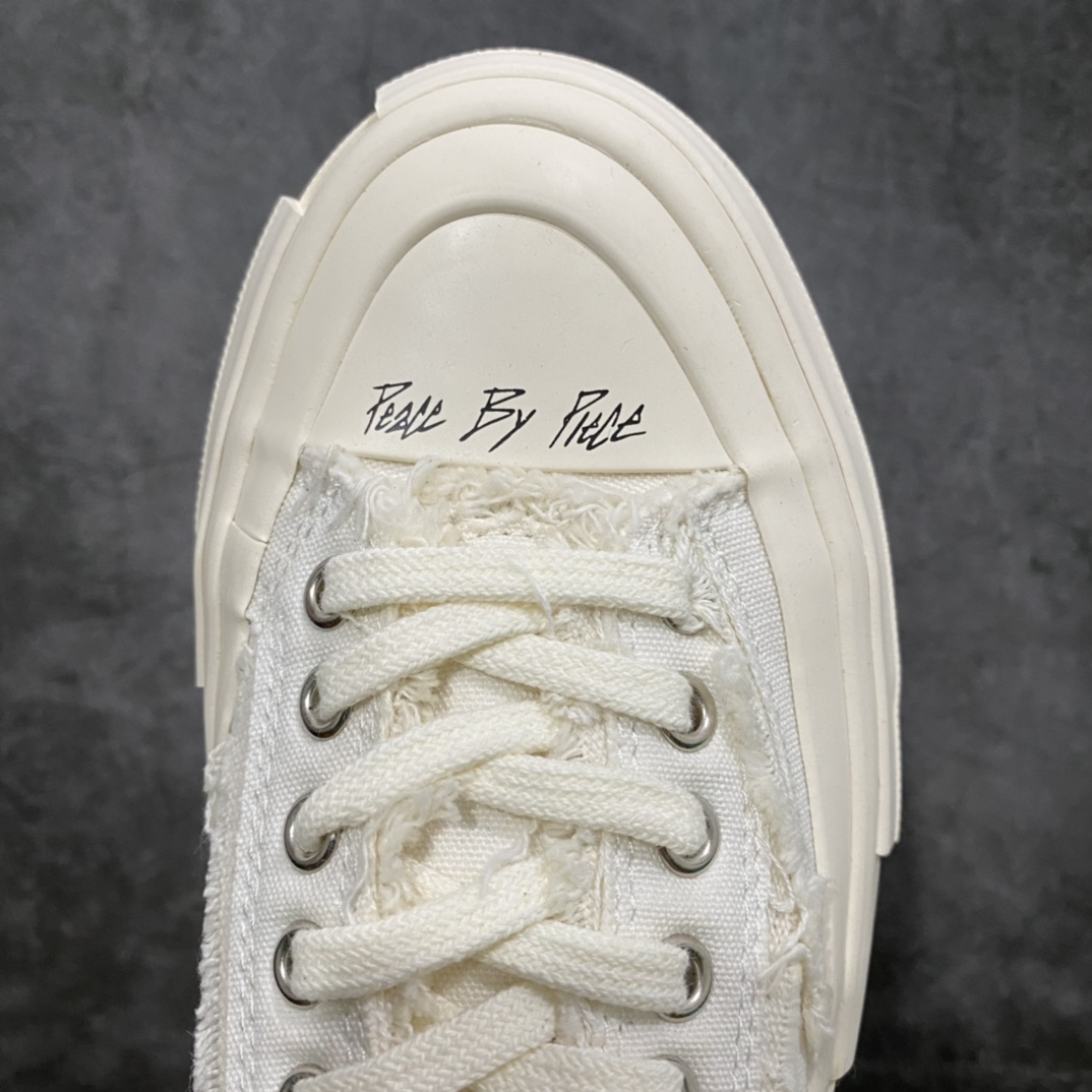 图片[4]-xVESSEL G.O.P. Low 吴建豪主理品牌 解构重叠厚底软木低帮硫化板鞋 米白 原鞋数据开发 终端优势供应 当前市售最高版本 正确半贴合鞋标工艺 正确鞋头上翘整体楦型 紫外光变色效果 原厂12蛊司厚实舒适帆布面料 流苏做旧复古效果 支持NFC网页编码识别 升级厚实木塞内底 纯手工贴合多重围条硫化工艺 市售最强品质 实拍即所得 秒杀市场所有版本 随意对比 尺码：35 36 37 38 39 40 41 42 43 44 45-选品中心