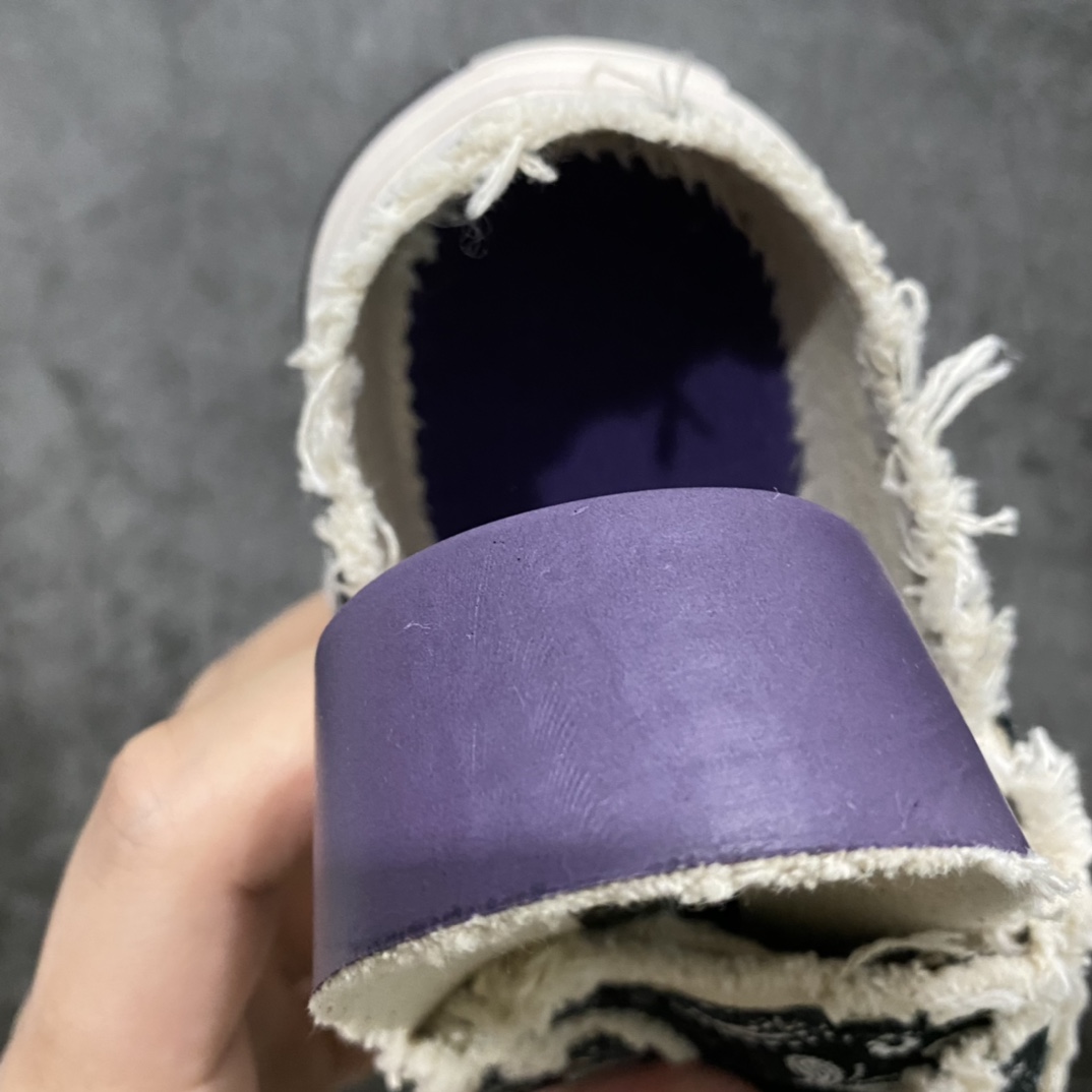 图片[2]-xVESSEL G.O.P. Low 吴建豪主理品牌 解构重叠厚底软木低帮硫化板鞋 腰果花半拖 原鞋数据开发 终端优势供应 当前市售最高版本 正确半贴合鞋标工艺 正确鞋头上翘整体楦型 紫外光变色效果 原厂12蛊司厚实舒适帆布面料 流苏做旧复古效果 支持NFC网页编码识别 升级厚实木塞内底 纯手工贴合多重围条硫化工艺 市售最强品质 实拍即所得 秒杀市场所有版本 随意对比 尺码：35 36 37 38 39 40 41 42 43 44 45-选品中心