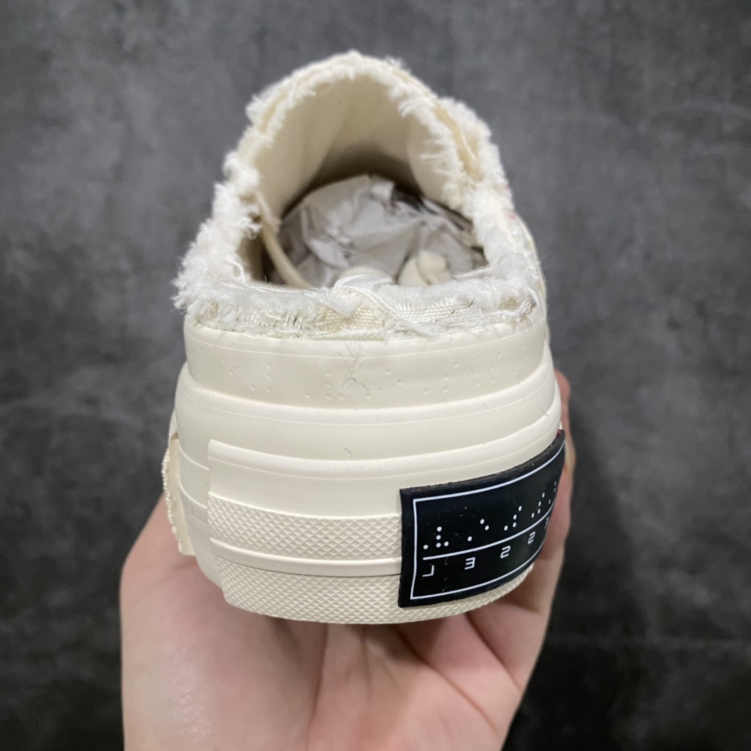 图片[4]-xVESSEL G.O.P. Low 吴建豪主理品牌 解构重叠厚底软木低帮硫化板鞋 小香风半拖 原鞋数据开发 终端优势供应 当前市售最高版本 正确半贴合鞋标工艺 正确鞋头上翘整体楦型 紫外光变色效果 原厂12蛊司厚实舒适帆布面料 流苏做旧复古效果 支持NFC网页编码识别 升级厚实木塞内底 纯手工贴合多重围条硫化工艺 市售最强品质 实拍即所得 秒杀市场所有版本 随意对比 尺码：35 36 37 38 39 40 41 42 43 44 45-选品中心