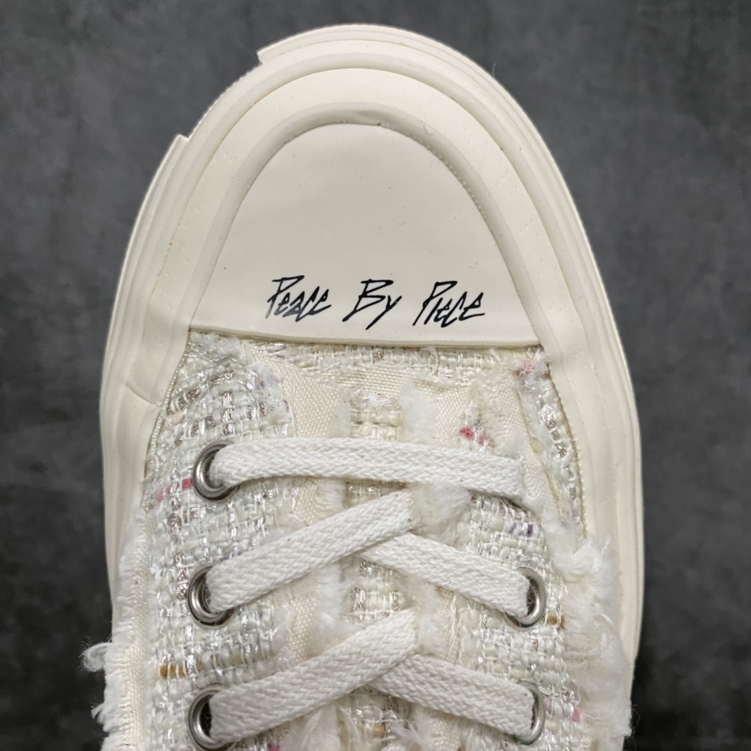 图片[5]-xVESSEL G.O.P. Low 吴建豪主理品牌 解构重叠厚底软木低帮硫化板鞋 小香风半拖 原鞋数据开发 终端优势供应 当前市售最高版本 正确半贴合鞋标工艺 正确鞋头上翘整体楦型 紫外光变色效果 原厂12蛊司厚实舒适帆布面料 流苏做旧复古效果 支持NFC网页编码识别 升级厚实木塞内底 纯手工贴合多重围条硫化工艺 市售最强品质 实拍即所得 秒杀市场所有版本 随意对比 尺码：35 36 37 38 39 40 41 42 43 44 45-选品中心