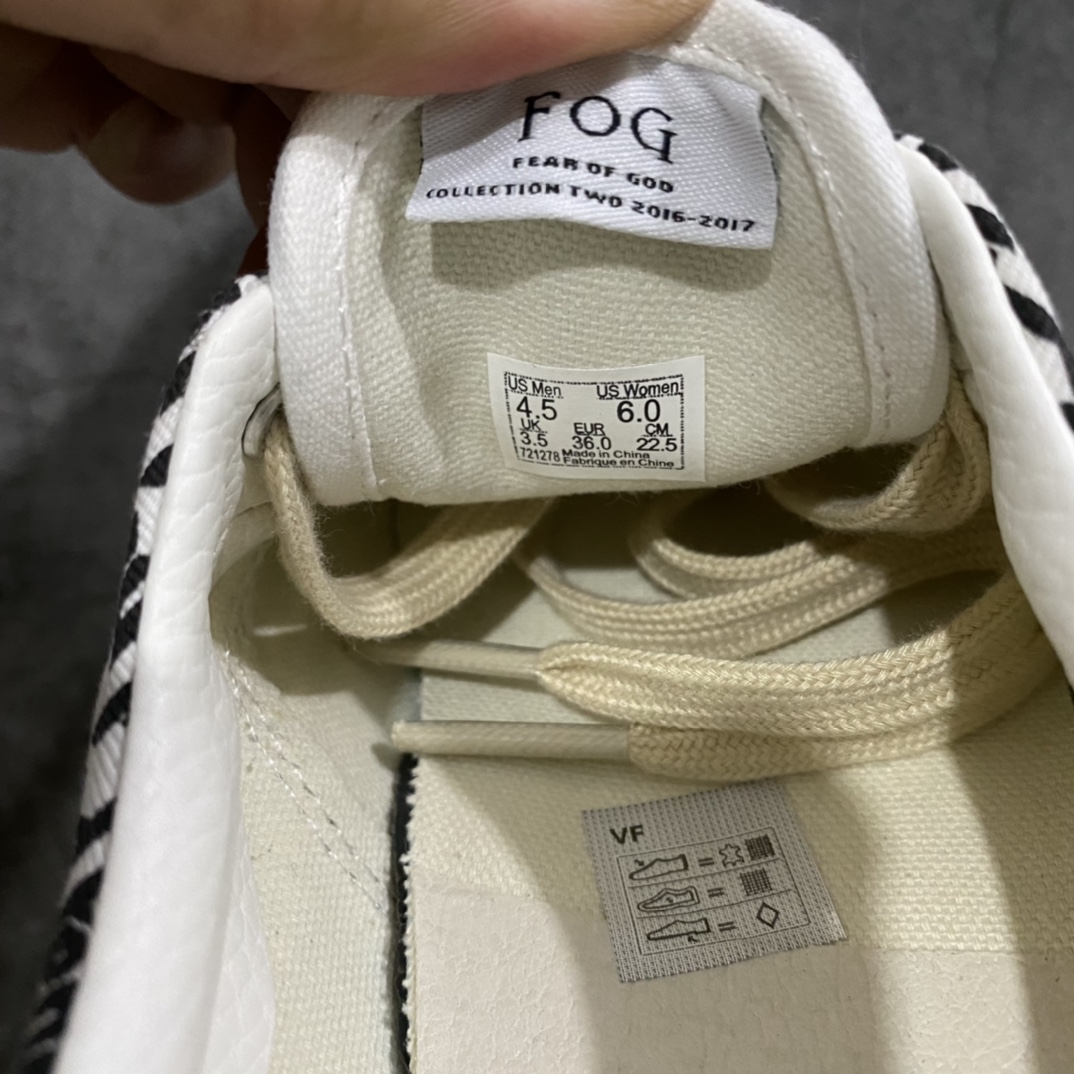 图片[3]-渠道纯原版本Fear Of God x Vans 万斯 Era 95 Reissue 恐惧上帝 FOG超限量联名 耗时两个月开发 原厂整套流水线代工出货 品质毋庸置疑 匠心打造 高端市场专供 懂货的老铁 拿在手上便知高低 尺码：35 36 36.5 37 38 38.5 39 40 40.5 41 42.5 43 44 44.5 45 46-选品中心