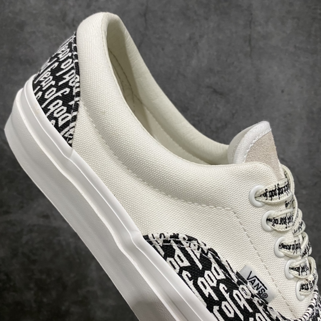 图片[9]-渠道纯原版本Fear Of God x Vans 万斯 Era 95 Reissue 恐惧上帝 FOG超限量联名 耗时两个月开发 原厂整套流水线代工出货 品质毋庸置疑 匠心打造 高端市场专供 懂货的老铁 拿在手上便知高低 尺码：35 36 36.5 37 38 38.5 39 40 40.5 41 42.5 43 44 44.5 45 46-选品中心