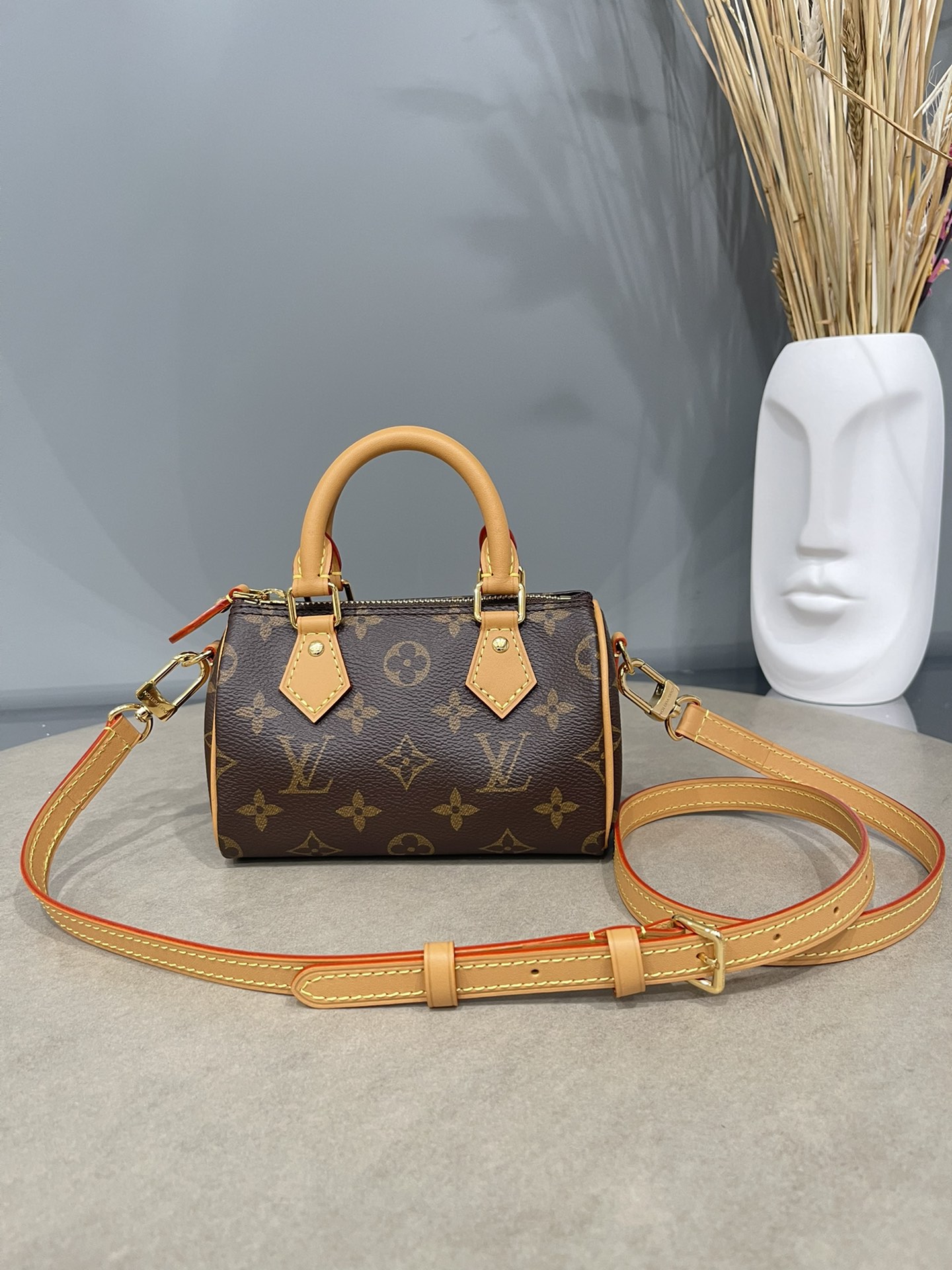 Louis Vuitton LV Speedy Bags Handbags Monogram Canvas Mini M81085