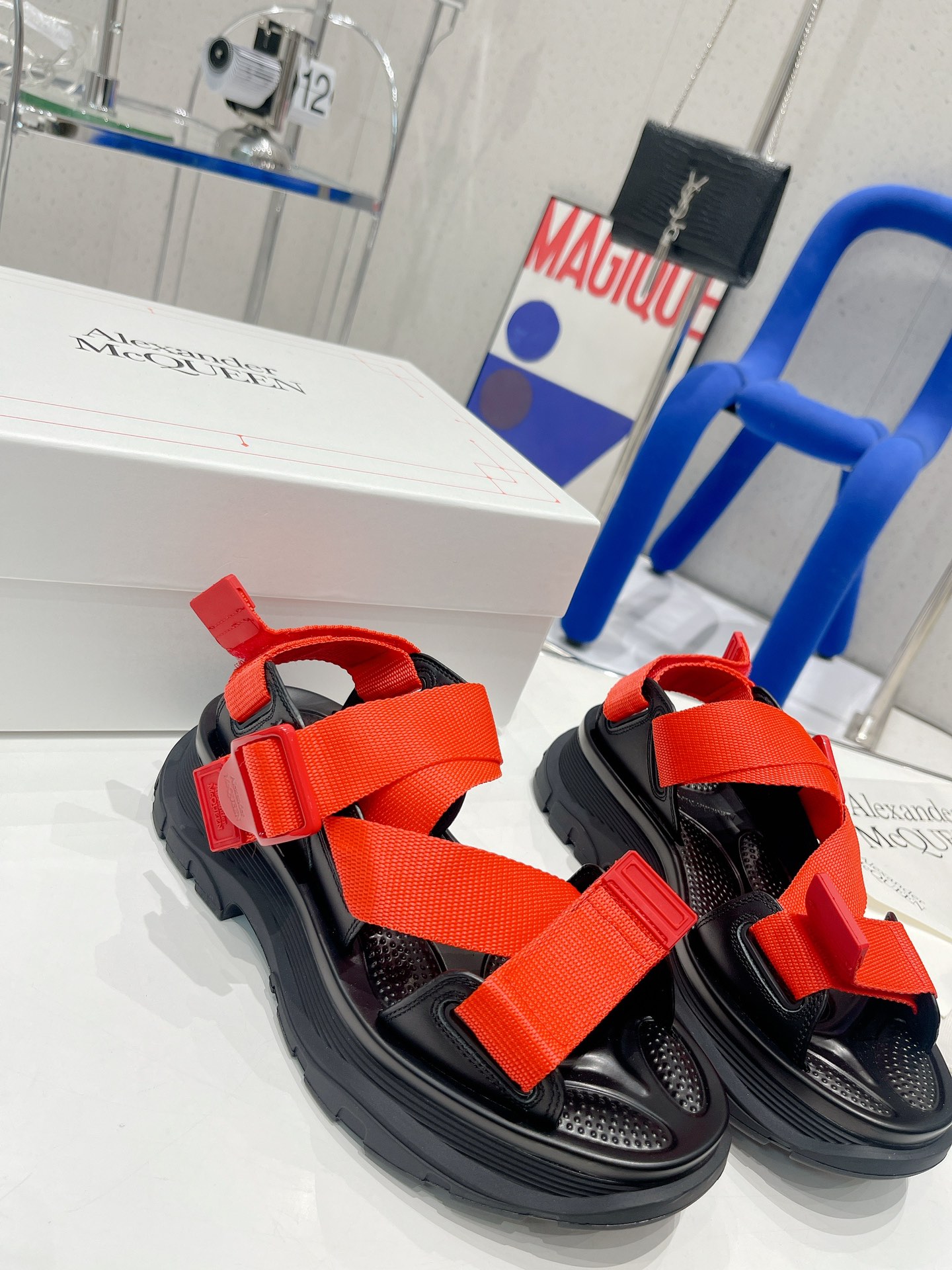 Alexander McQueen’s Trendy Thick Sandal Collection for Summer