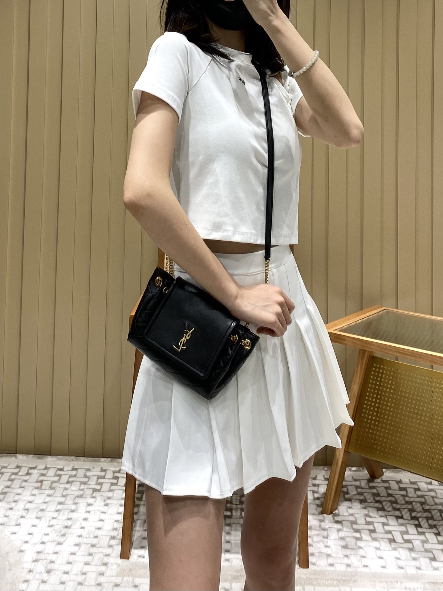 YSL 𝐌𝐢𝐧𝐢 𝐍𝐨𝐥𝐢𝐭𝐚 复古翻盖包 672738黑色