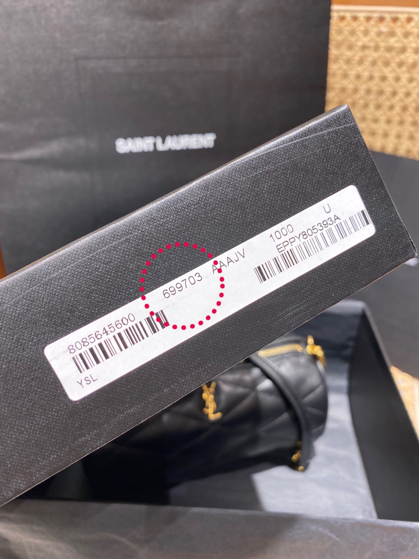 Saint laurent Ysl ๐ฆ๐๐๐ ่ฟทไฝ ๅ็ฎกๆ่ข 699703้ป่ฒ