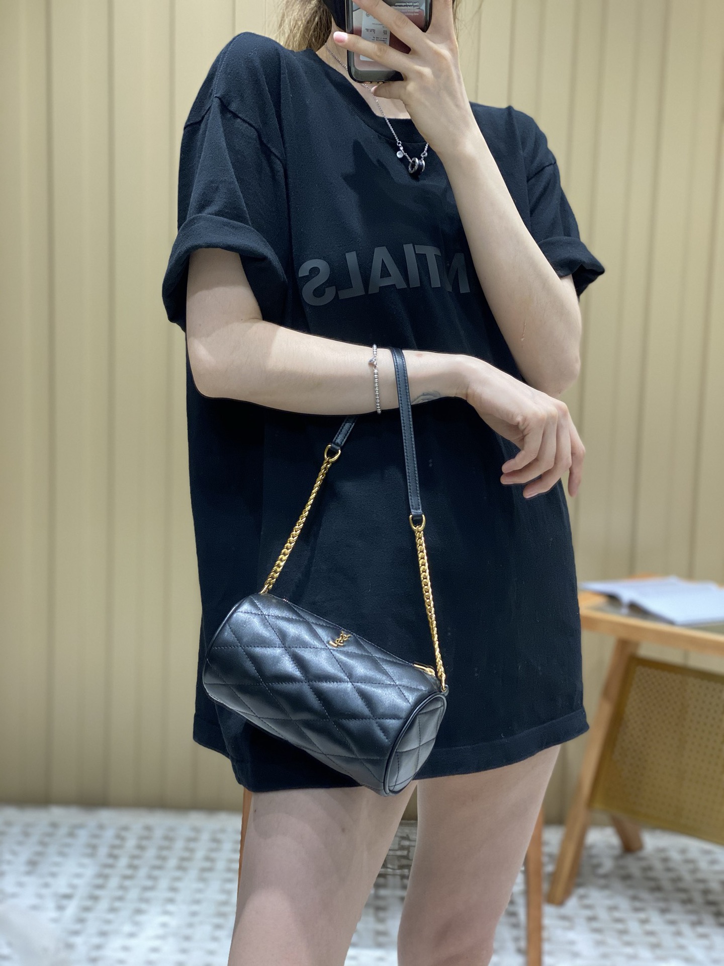 Saint laurent Ysl ๐ฆ๐๐๐ ่ฟทไฝ ๅ็ฎกๆ่ข 699703้ป่ฒ