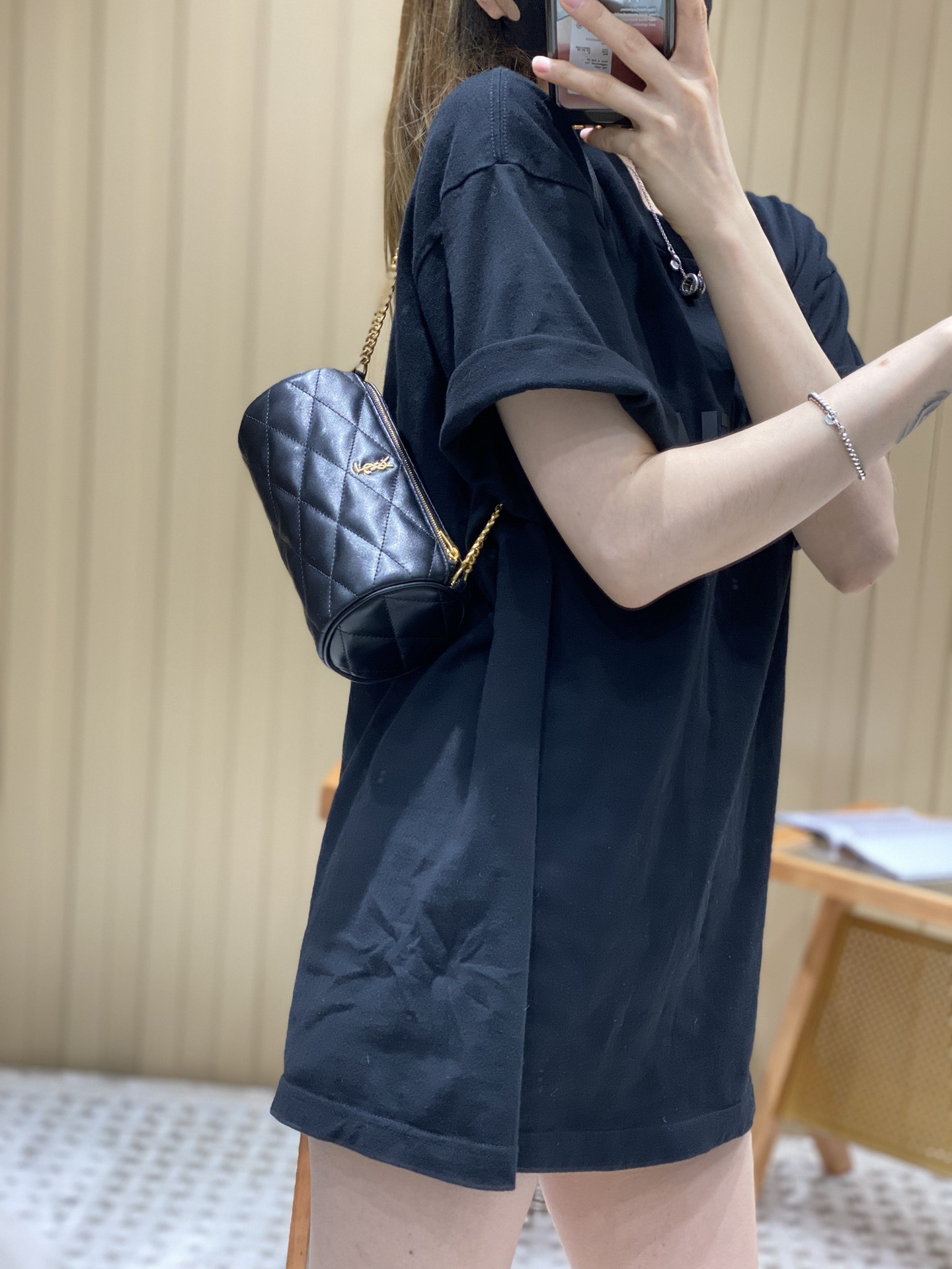 Saint laurent Ysl ๐ฆ๐๐๐ ่ฟทไฝ ๅ็ฎกๆ่ข 699703้ป่ฒ