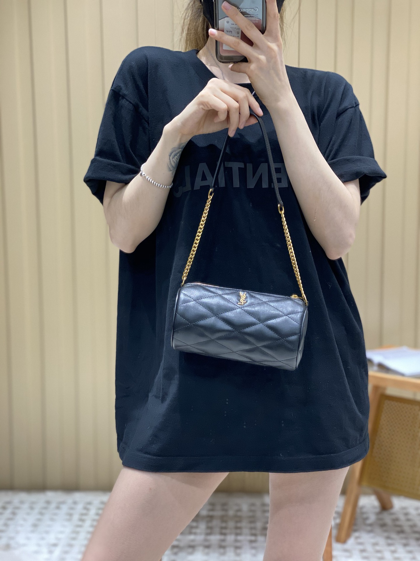 Saint laurent Ysl ๐ฆ๐๐๐ ่ฟทไฝ ๅ็ฎกๆ่ข 699703้ป่ฒ