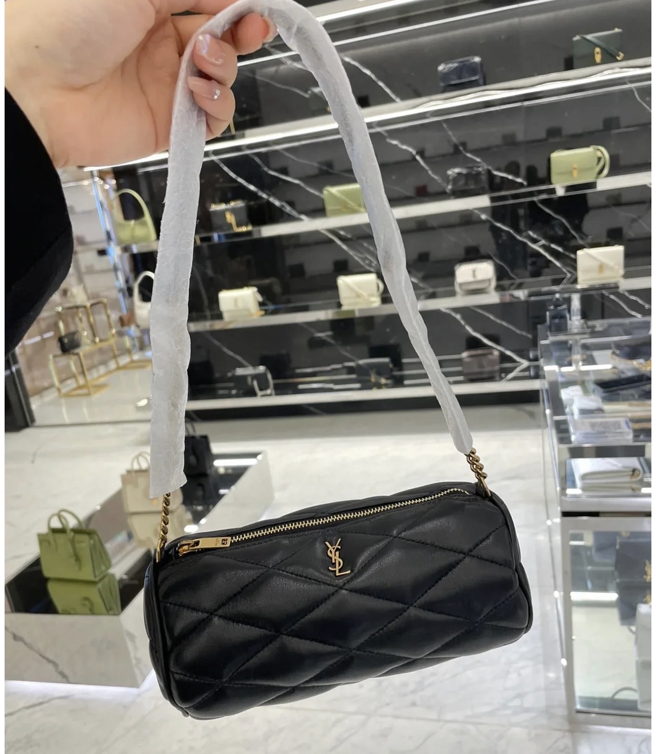 Saint laurent Ysl ๐ฆ๐๐๐ ่ฟทไฝ ๅ็ฎกๆ่ข 699703้ป่ฒ
