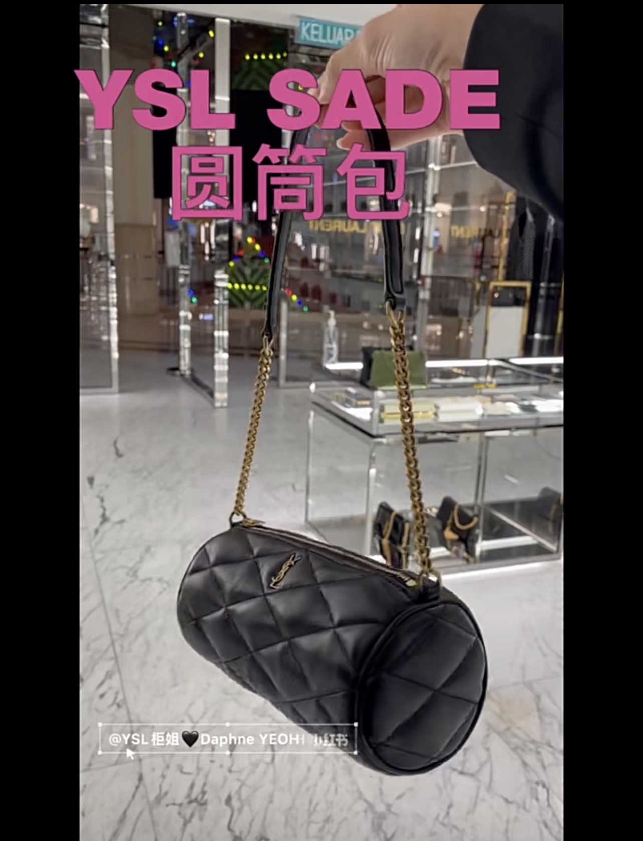 Saint laurent Ysl ๐ฆ๐๐๐ ่ฟทไฝ ๅ็ฎกๆ่ข 699703้ป่ฒ