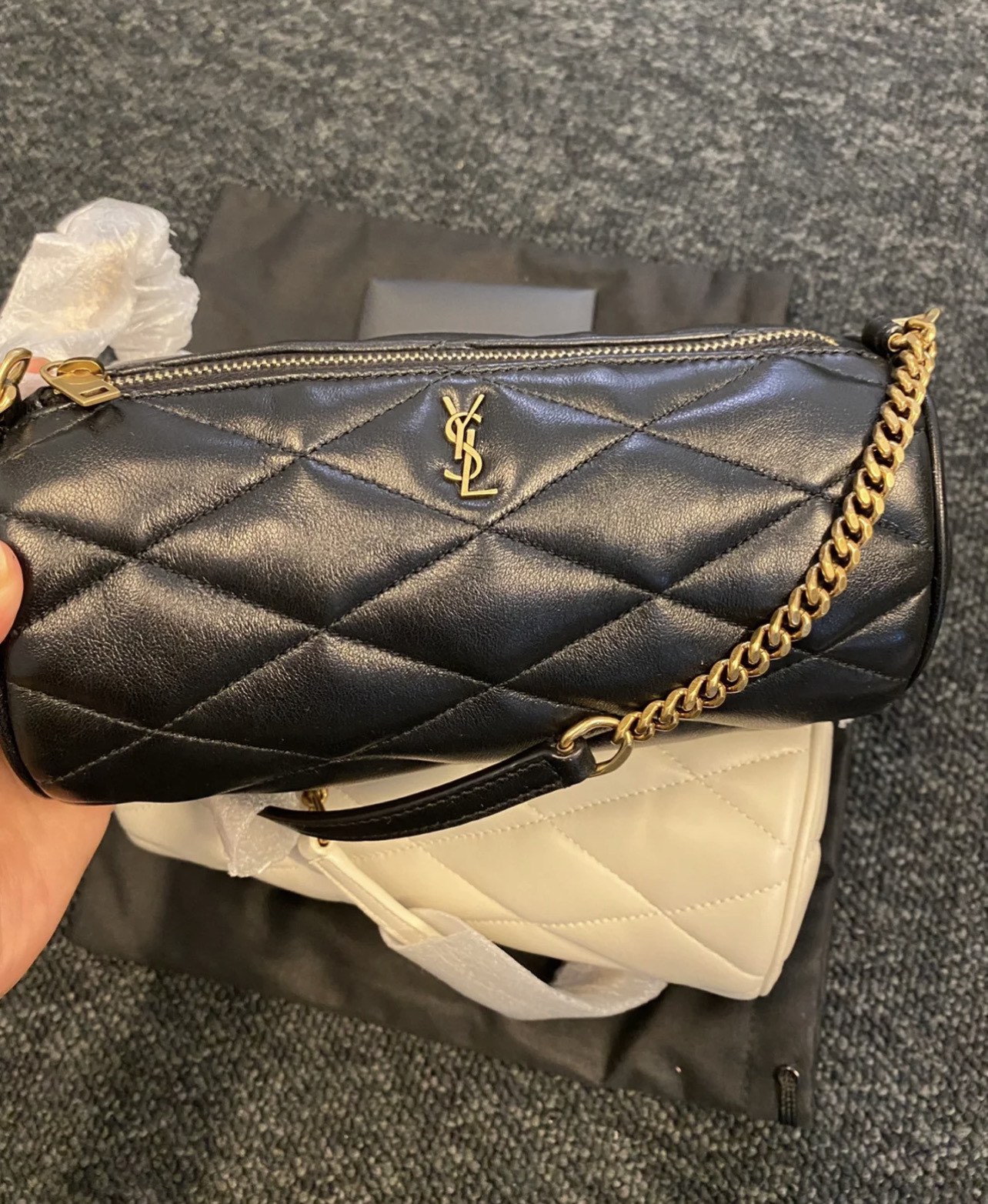 Saint laurent Ysl ๐ฆ๐๐๐ ่ฟทไฝ ๅ็ฎกๆ่ข 699703้ป่ฒ