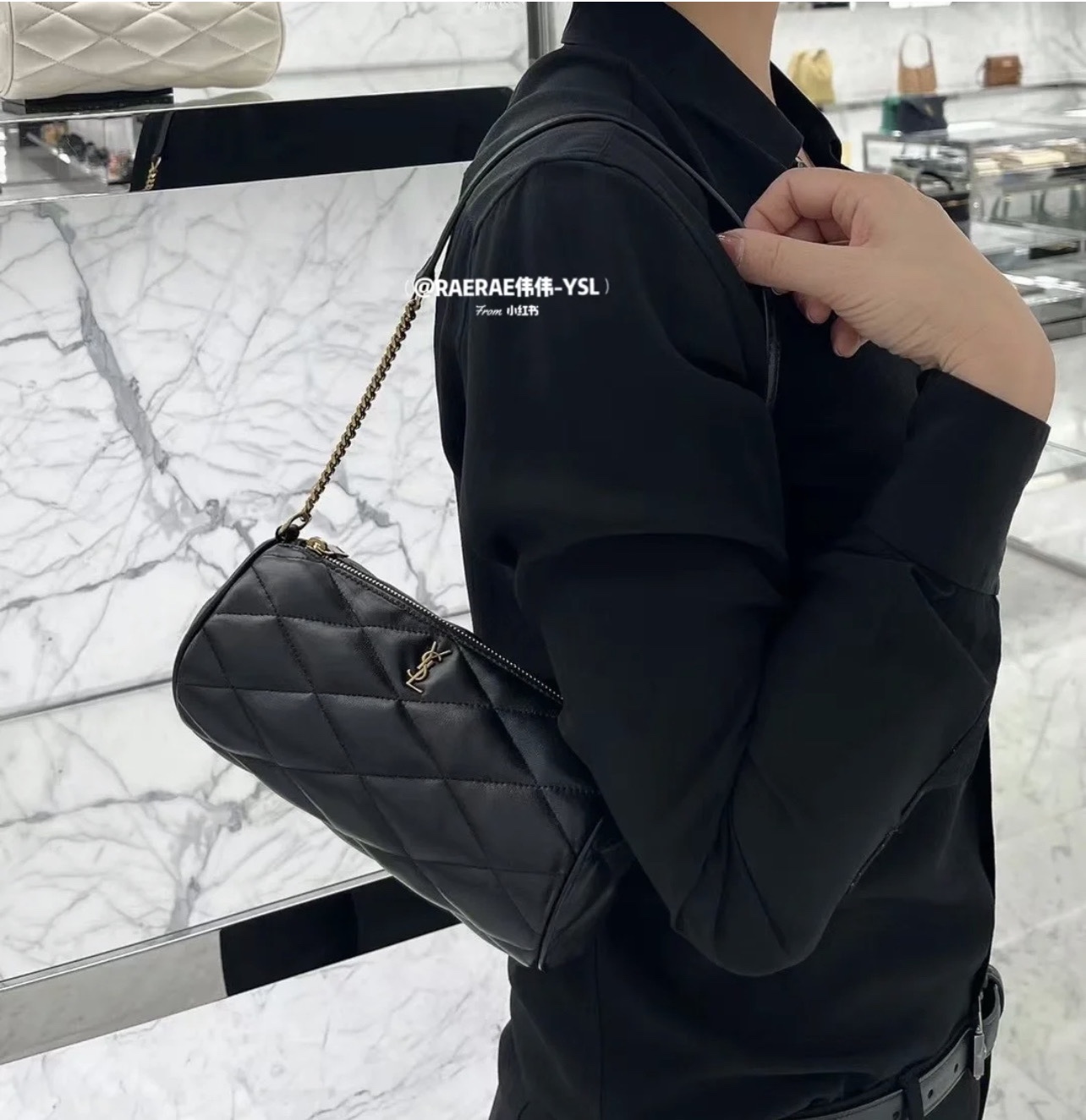 Saint laurent Ysl ๐ฆ๐๐๐ ่ฟทไฝ ๅ็ฎกๆ่ข 699703้ป่ฒ