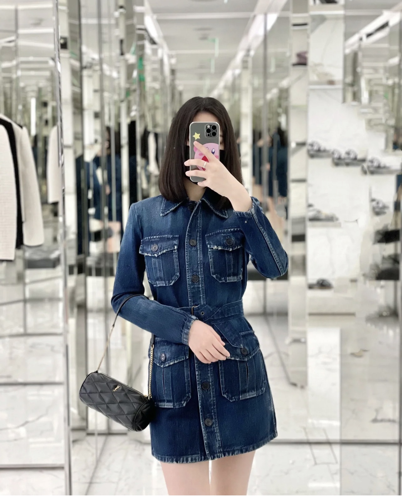 Saint laurent Ysl ๐ฆ๐๐๐ ่ฟทไฝ ๅ็ฎกๆ่ข 699703้ป่ฒ