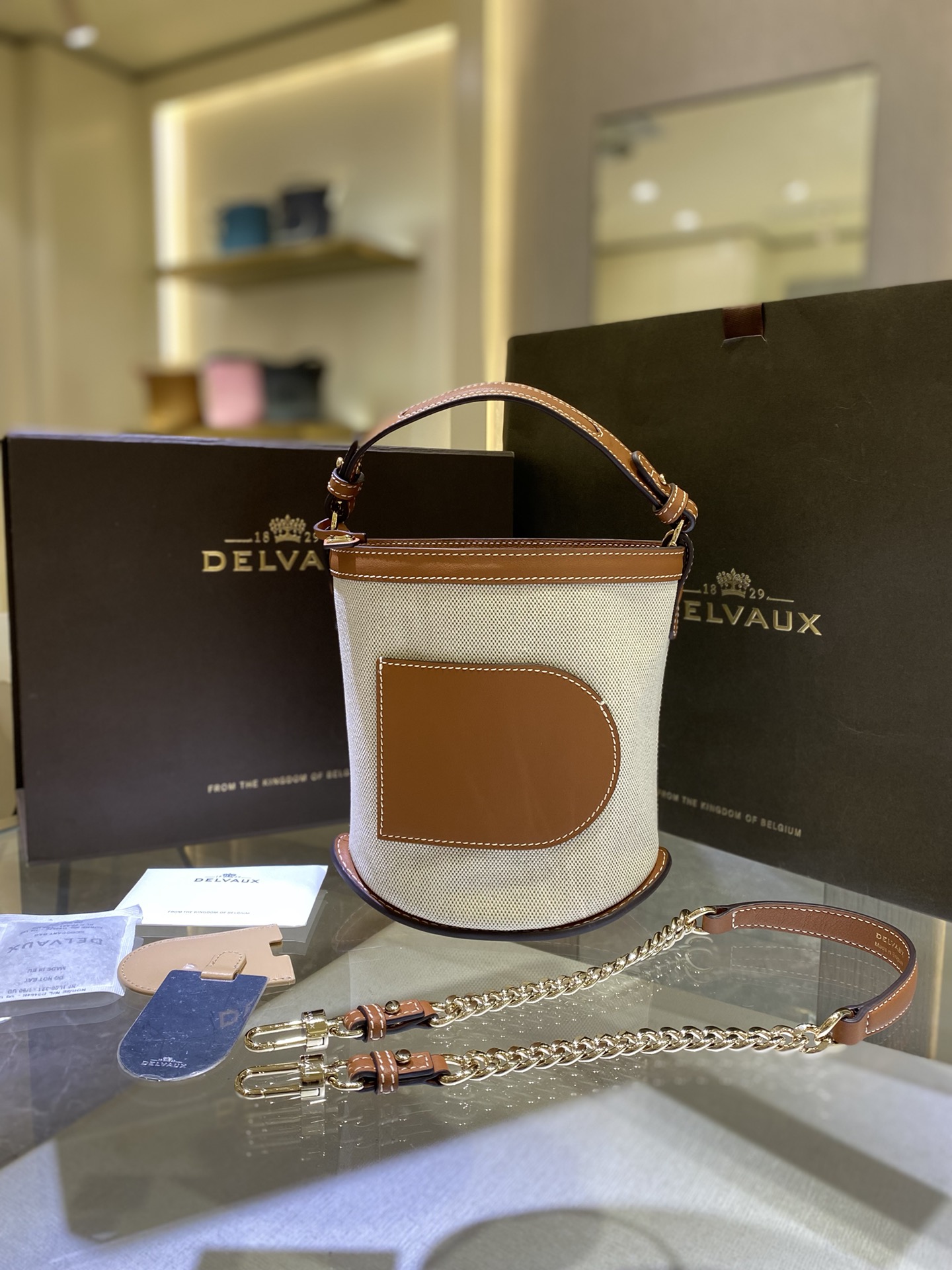 Delvaux Borse Borsette Pelle di vitello Tela bovina Tessuto Collezione Primavera/Estate