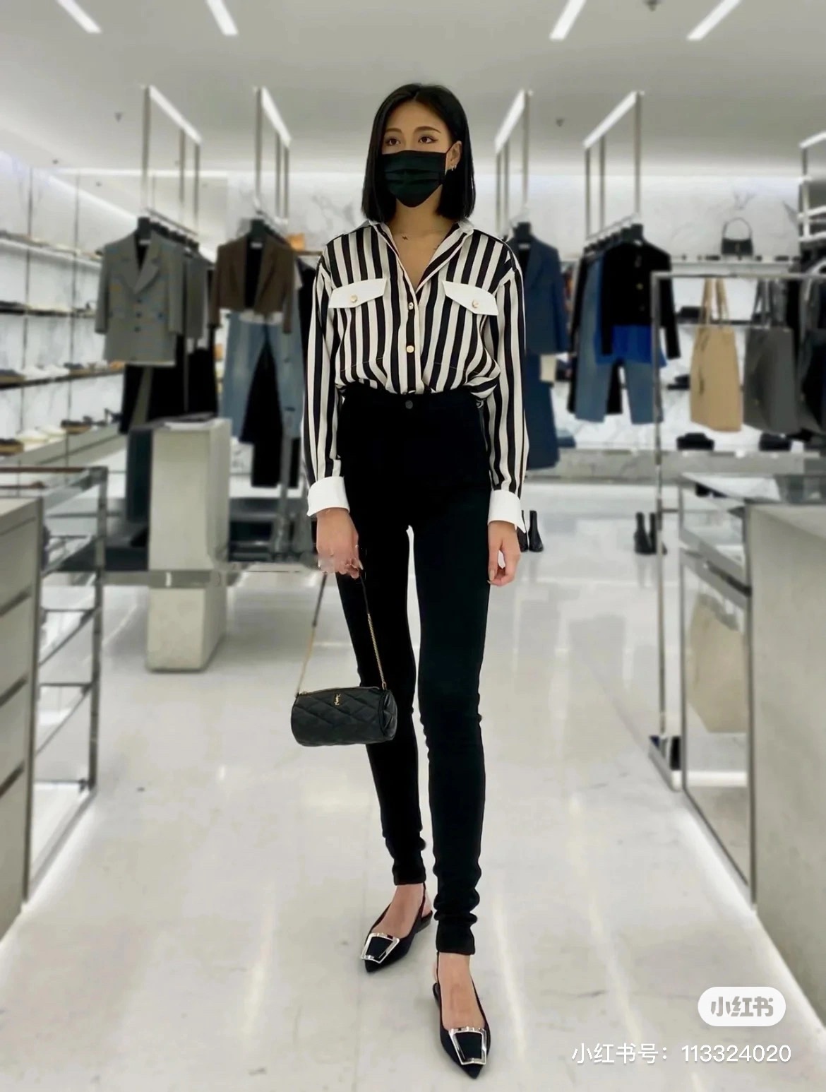 Saint laurent Ysl ๐ฆ๐๐๐ ่ฟทไฝ ๅ็ฎกๆ่ข 699703้ป่ฒ