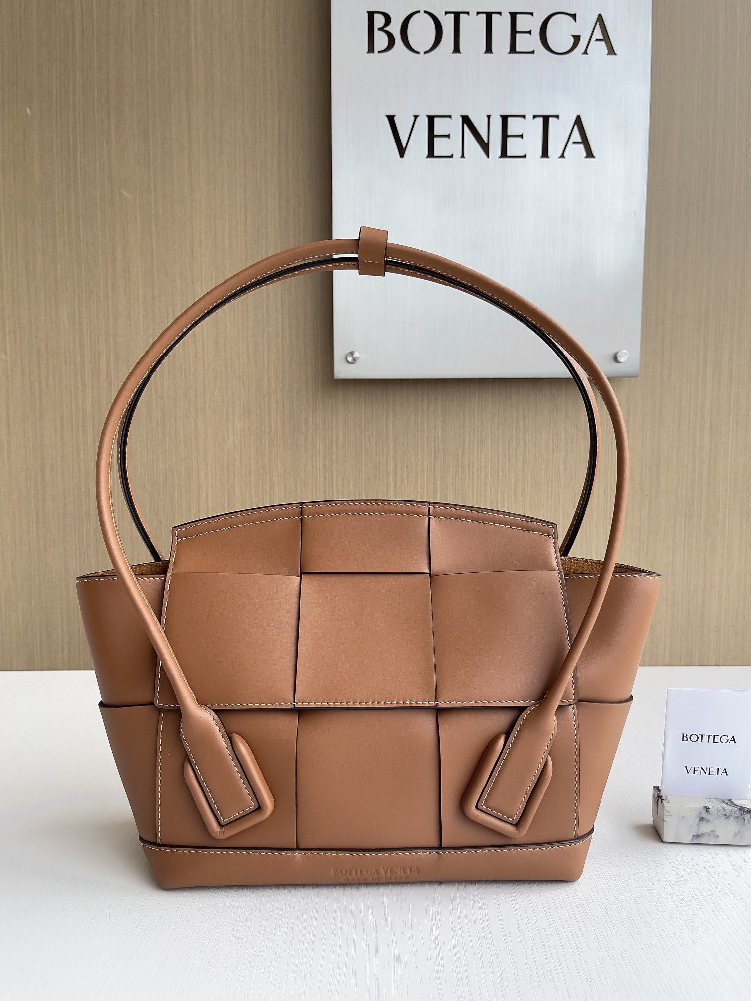 Bottega Veneta Torby Tote Siatka Skóra cielęca krowia Tkanie