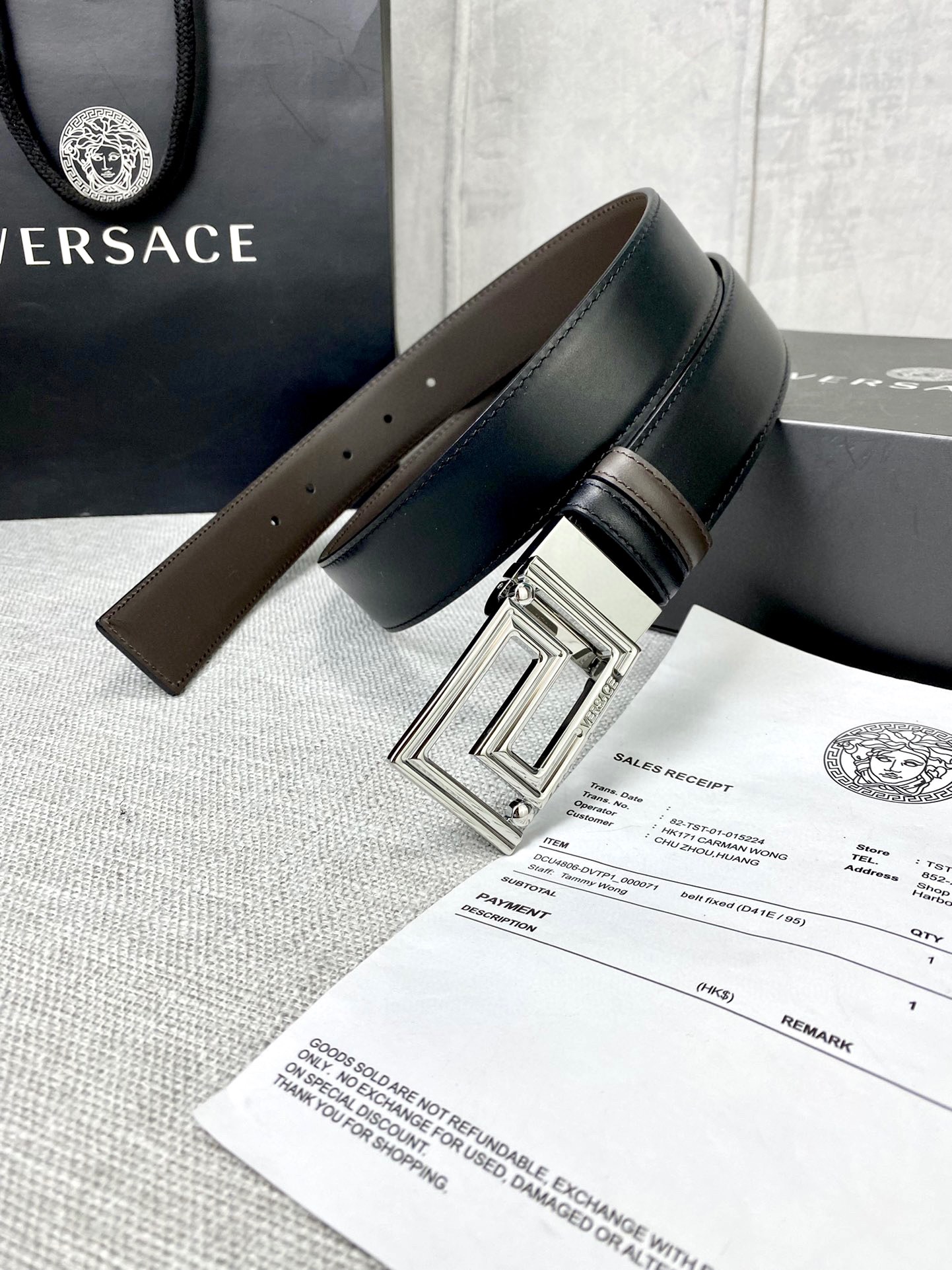 宽度3.5cmVERSACE范思哲此
