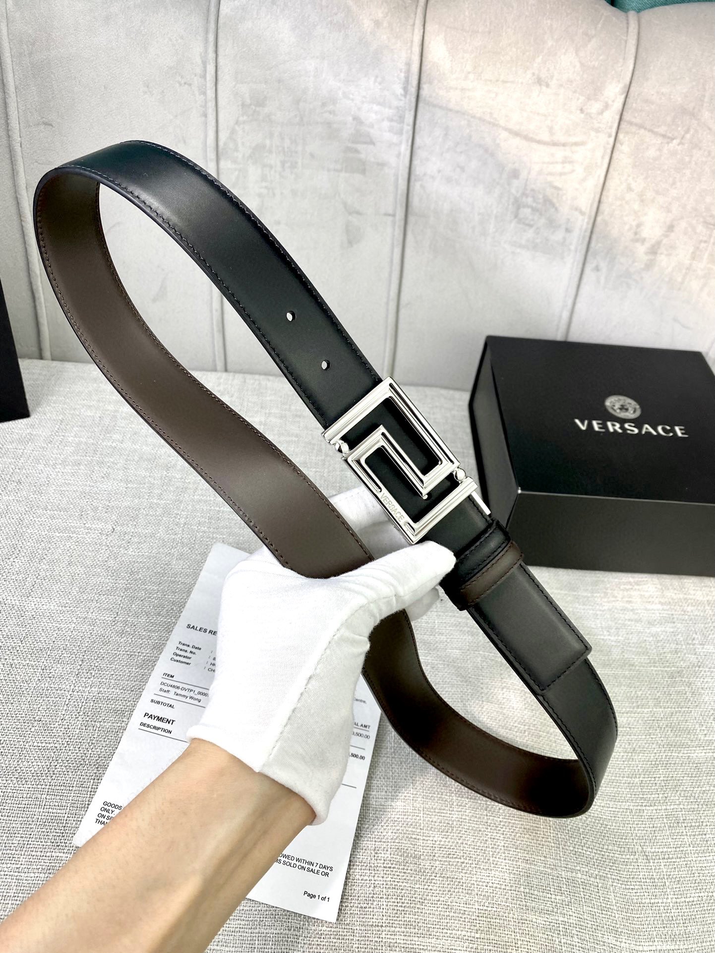 宽度3.5cmVERSACE范思哲此