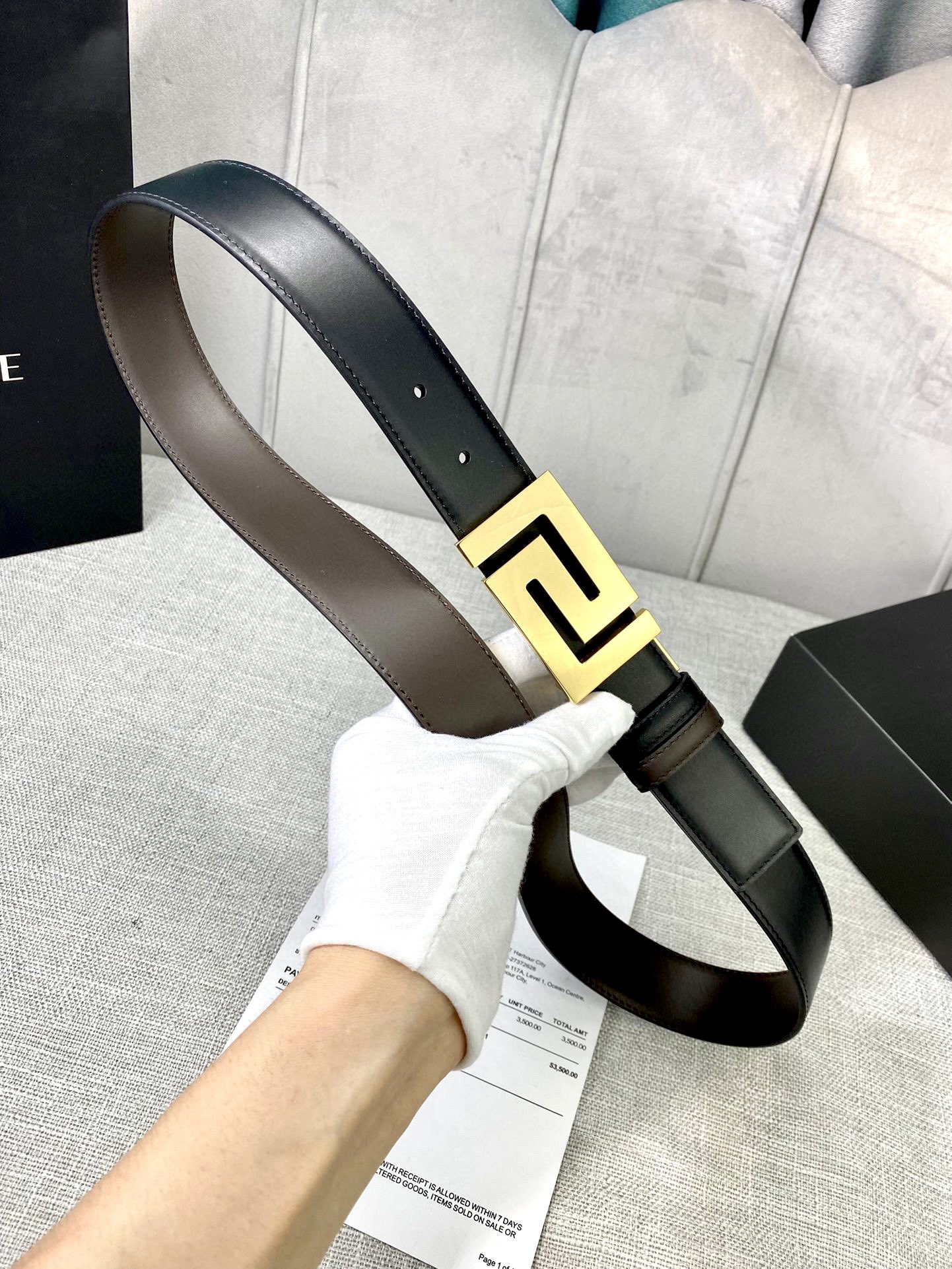 宽度3.5cmVERSACE范思哲此