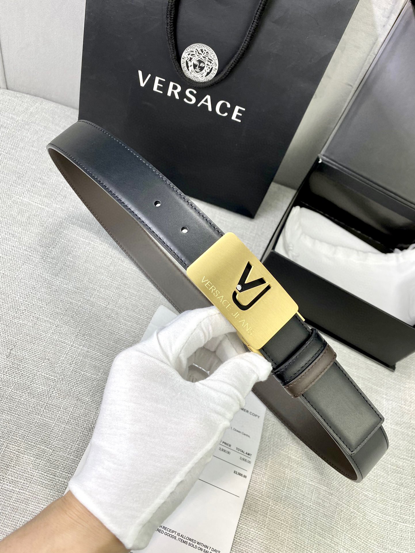 宽度3.5cmVERSACE范思哲此
