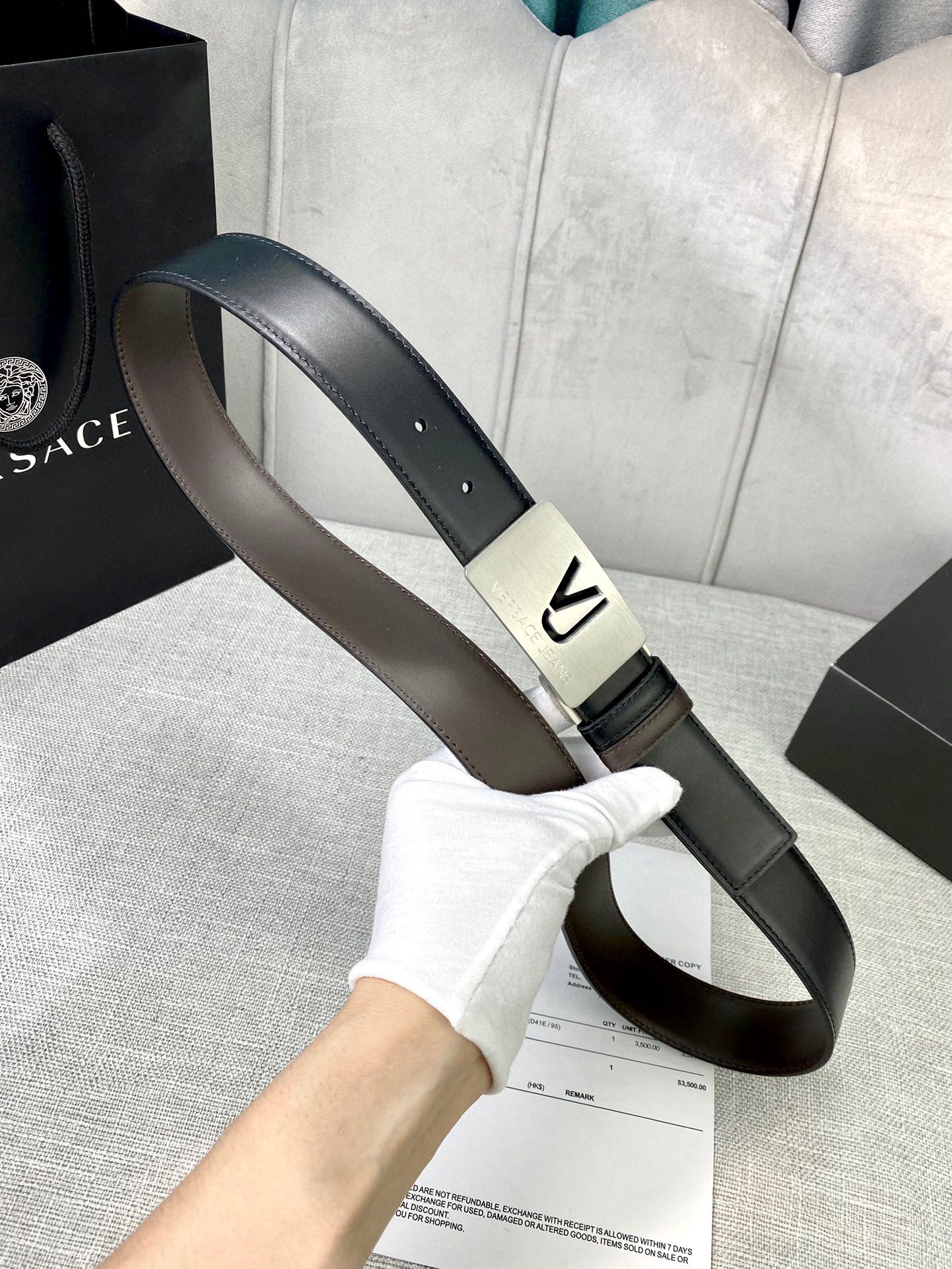 宽度3.5cmVERSACE范思哲此