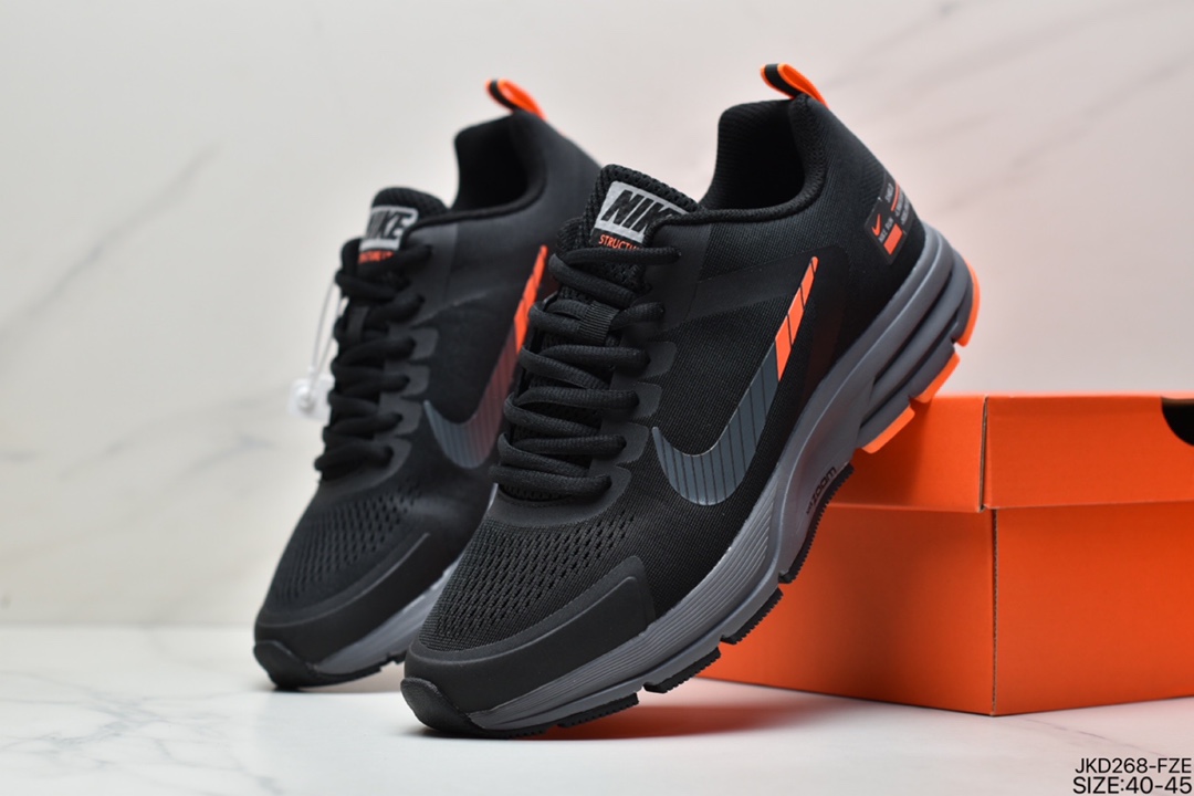 160 耐克NIKE ZOOM STRUCTURE + 17耐克17代登月秋冬皮面跑步鞋 615588