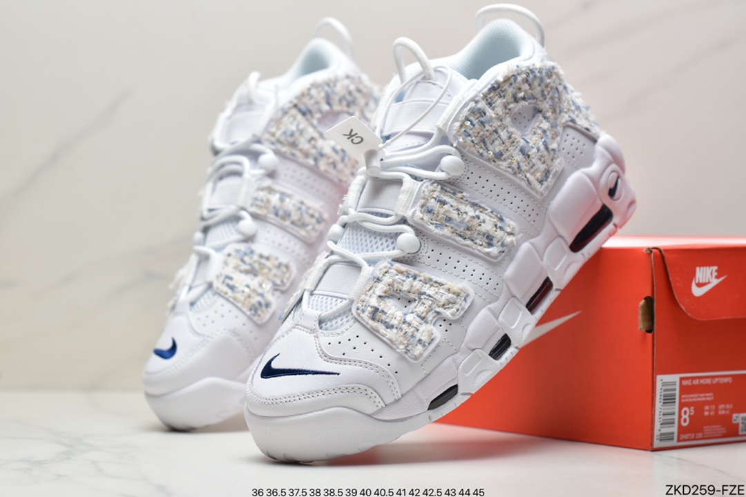 270 Air More Uptempo 纯白代表着历史最高版本皮蓬原盒原标 DH9719-100