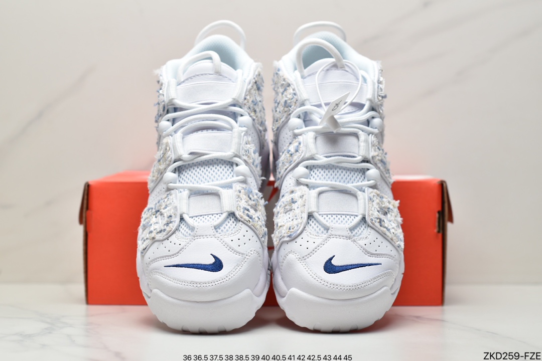 270 Air More Uptempo 纯白代表着历史最高版本皮蓬原盒原标 DH9719-100
