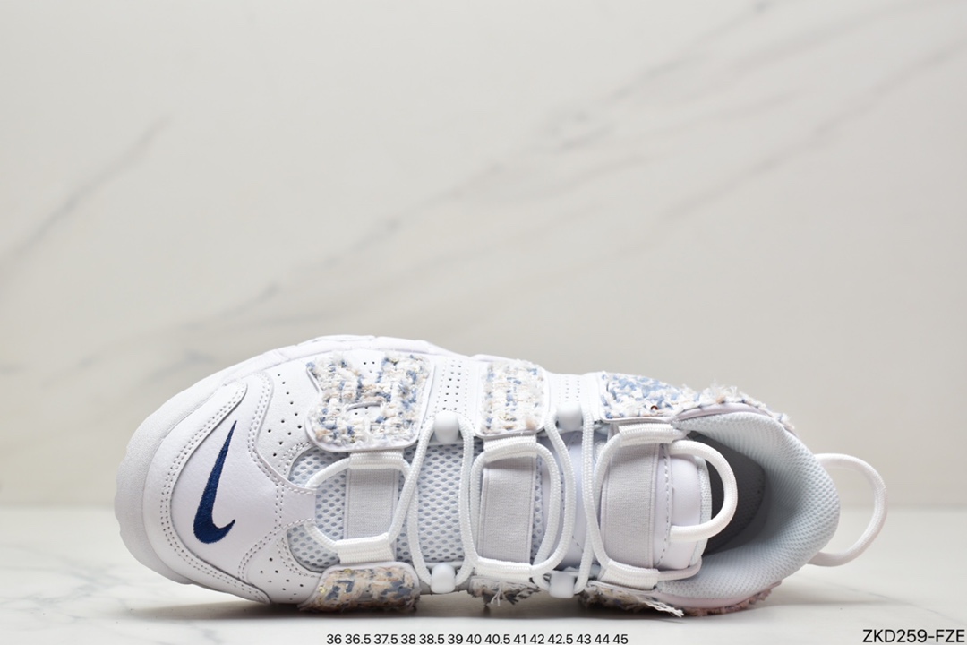 270 Air More Uptempo 纯白代表着历史最高版本皮蓬原盒原标 DH9719-100