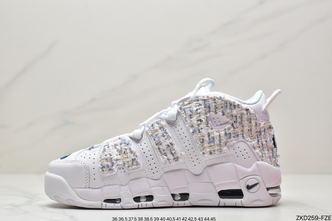 270 Air More Uptempo 纯白代表着历史最高版本皮蓬原盒原标 DH9719-100