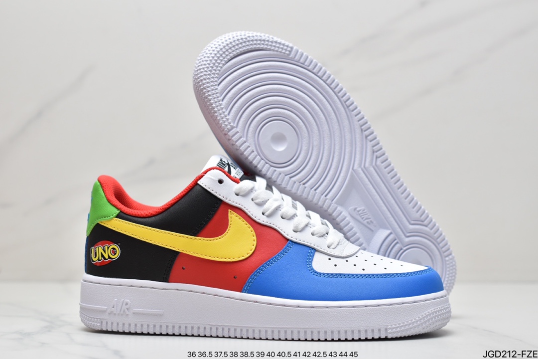180 耐克Nike Air Force 1 Low 空军一号低帮百搭休闲运动板鞋柔软、弹性十足