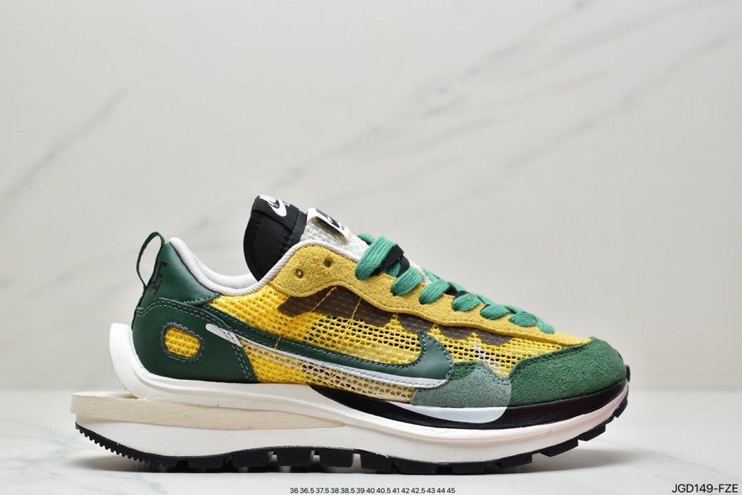 180 Sacai X NIKe vaporWaffle “Tour Yellow ”华夫三代3.0走秀重磅联名 CV1363